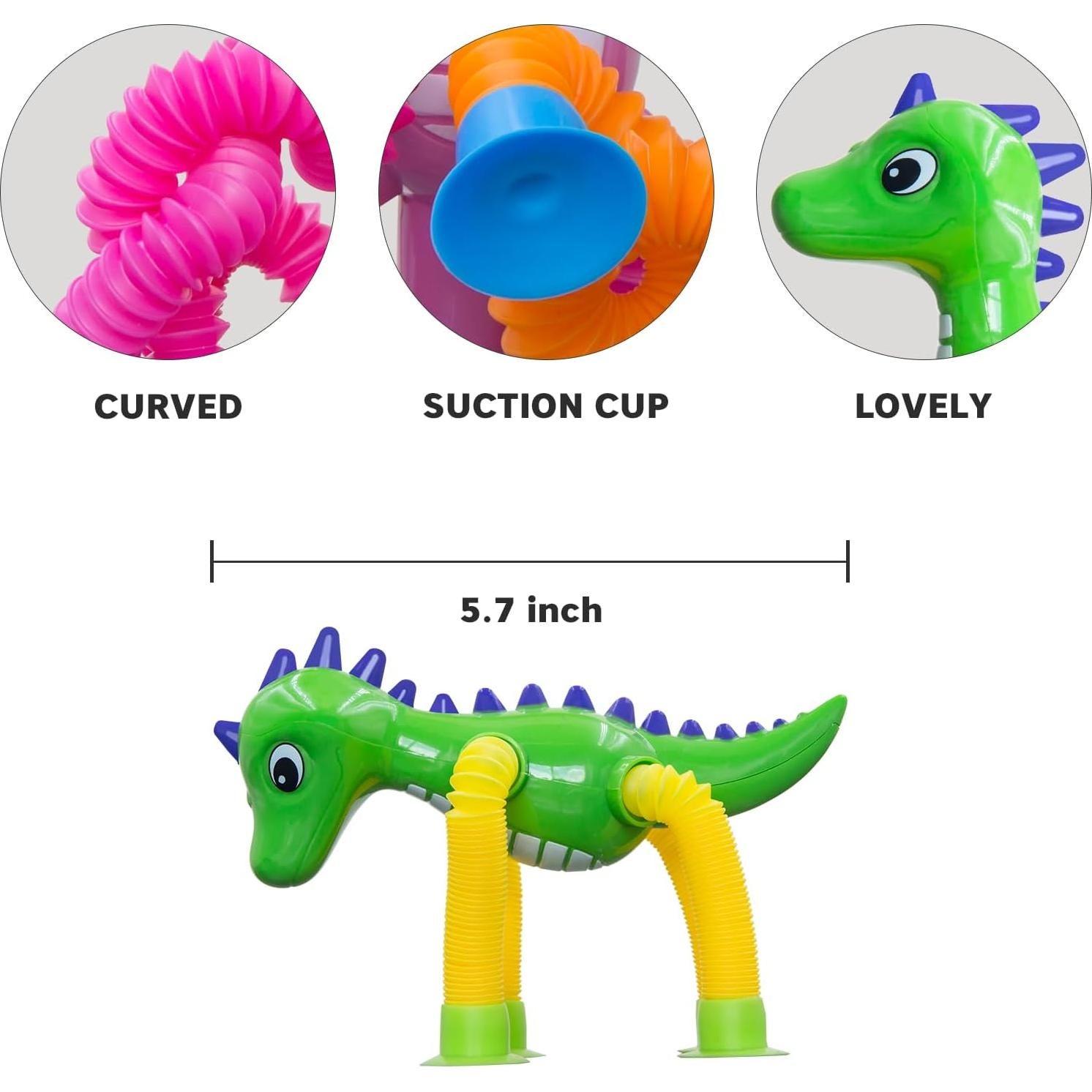 Juguete Antiestrés DoDoMagxanadu Cocodrilo 4 Tubos Pop