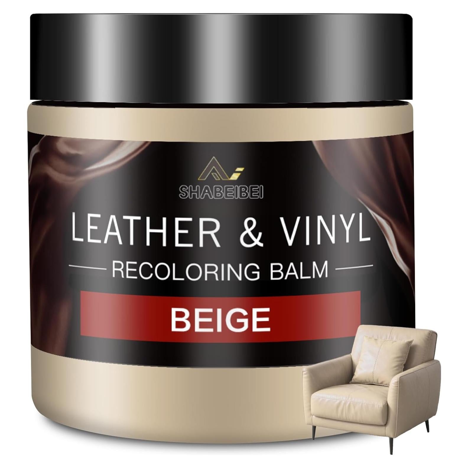 Bálsamo de Recoloración de Cuero Beige SHABEIBEI 305g