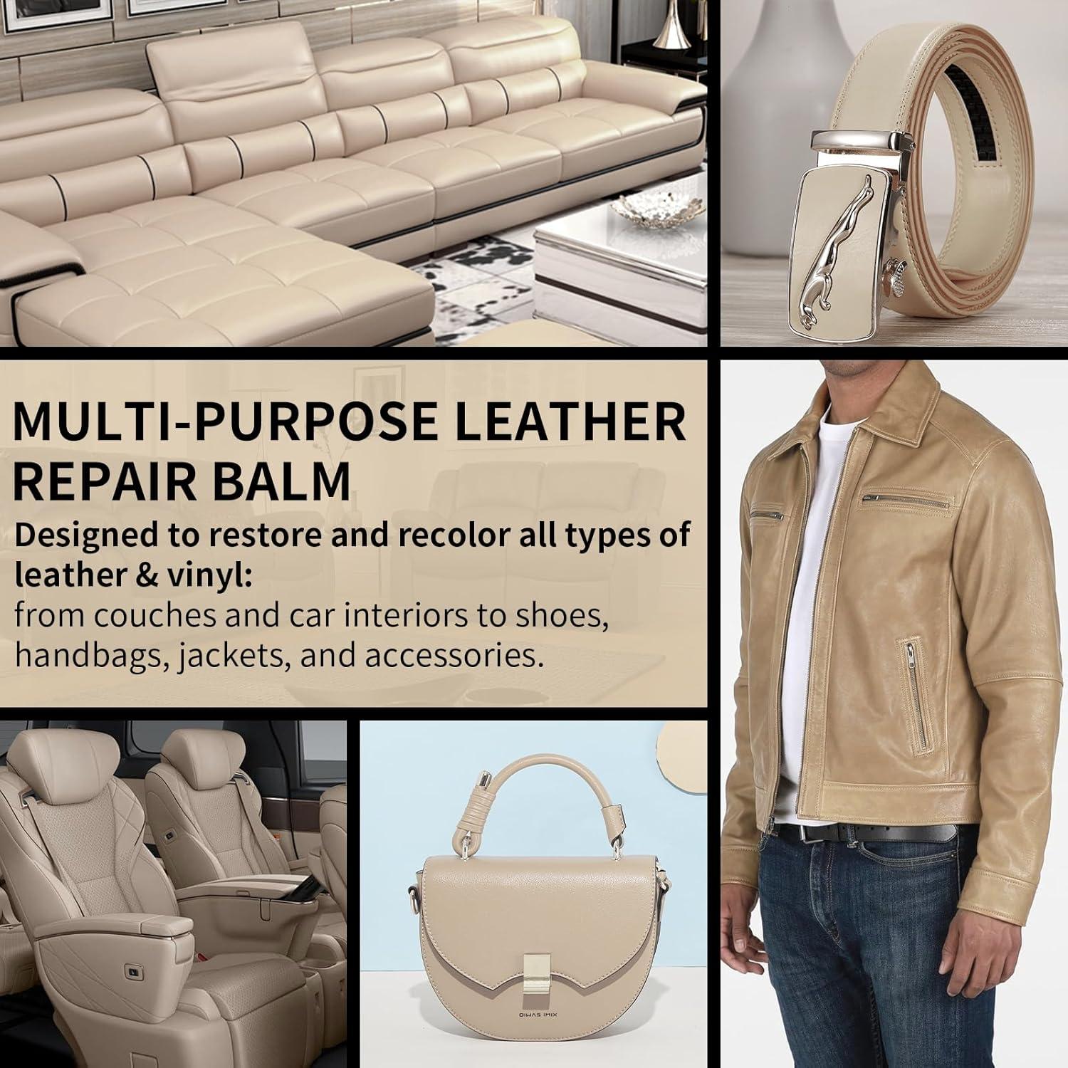 Bálsamo de Recoloración de Cuero Beige SHABEIBEI 305g