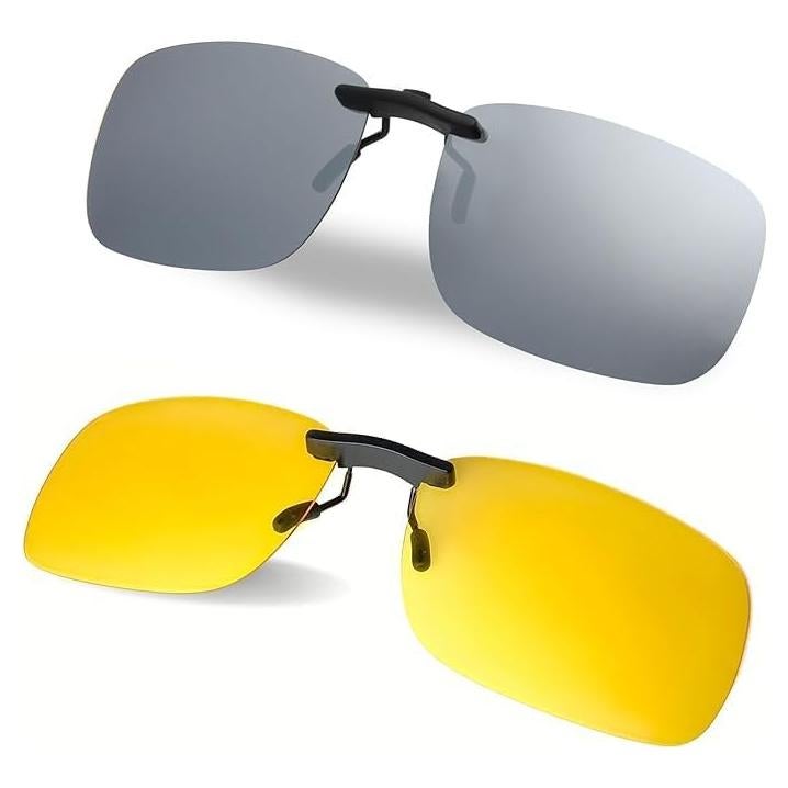 Gafas de Sol Polarizadas Blue Cut Clip On UV 400 Noche