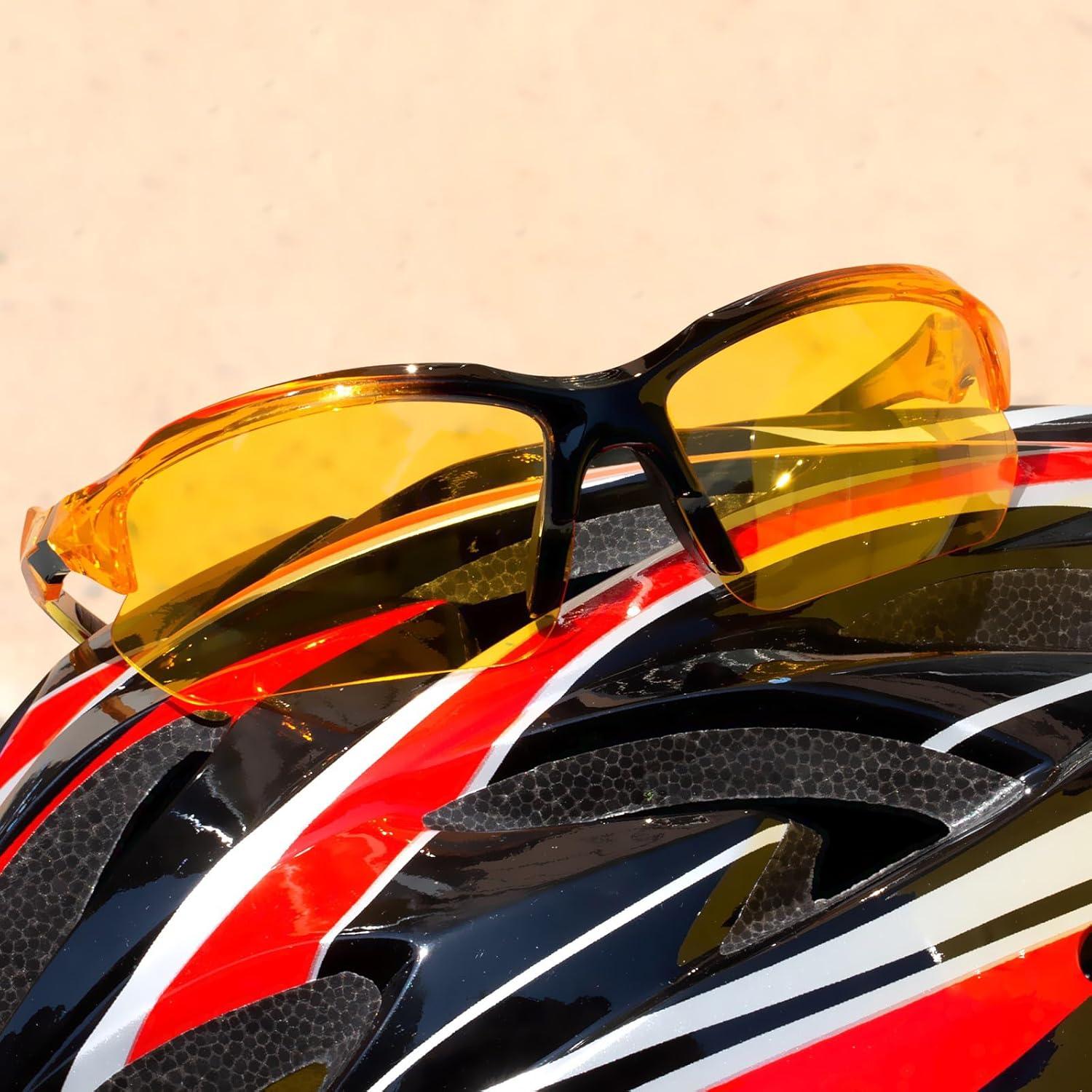 Gafas de Visión Nocturna Polarizadas 3PACK Hombres Lentes Amarillas