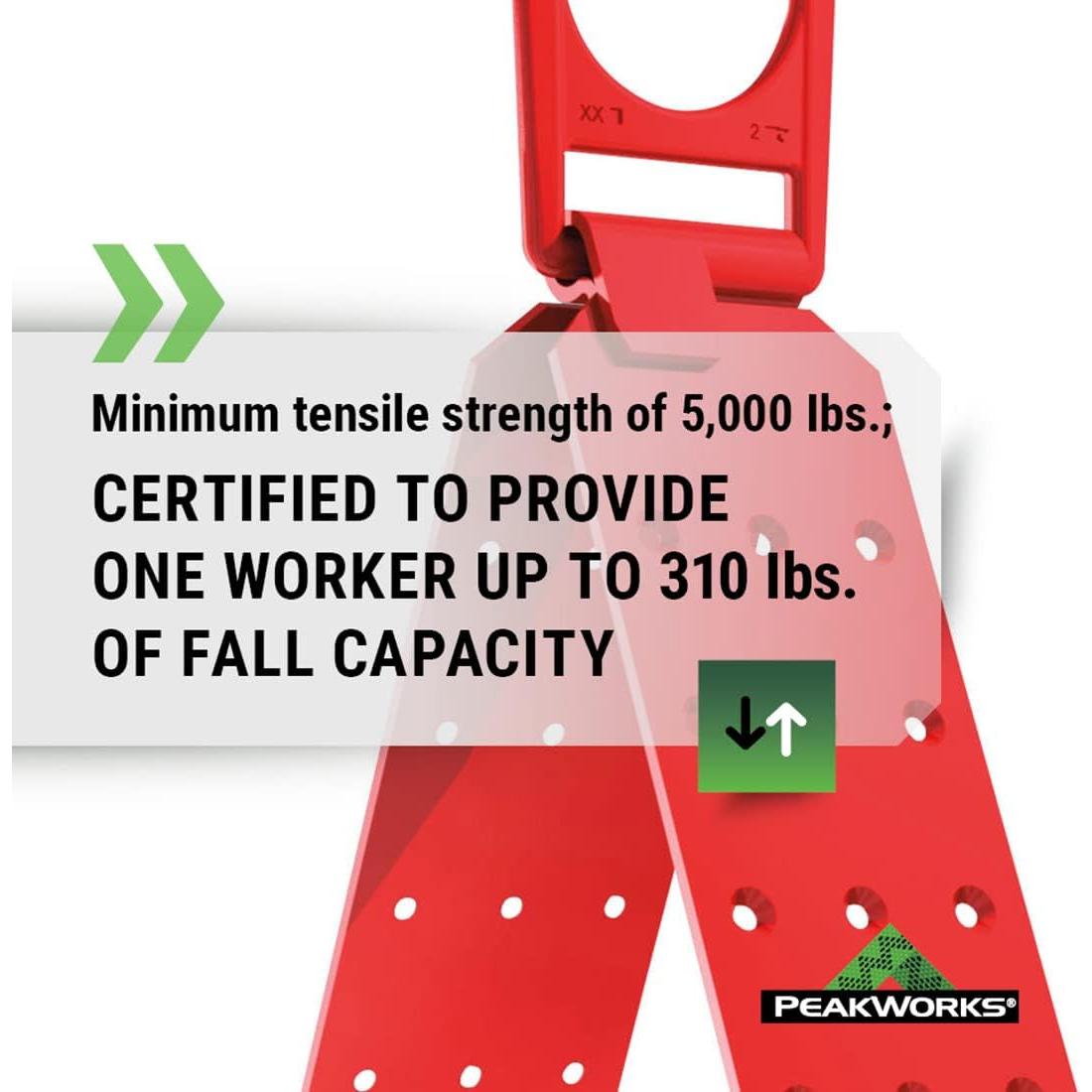 Soporte de Anclaje Temporal Peakworks - Acero Inoxidable 140 kg