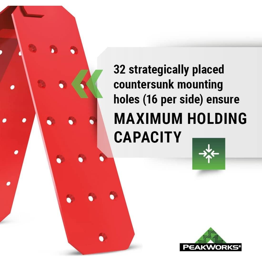 Soporte de Anclaje Temporal Peakworks - Acero Inoxidable 140 kg