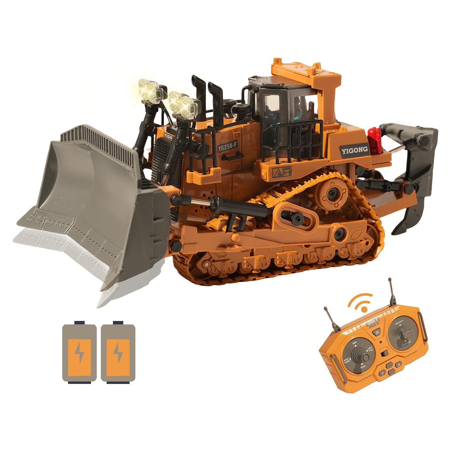 Bulldozer RC OrgaNatureQueen 9 Canales con Luces y Sonido