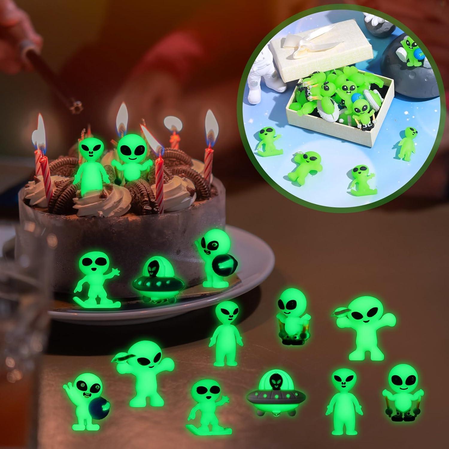 15 Figuras Mini Alienígenas que Brillan en la Oscuridad