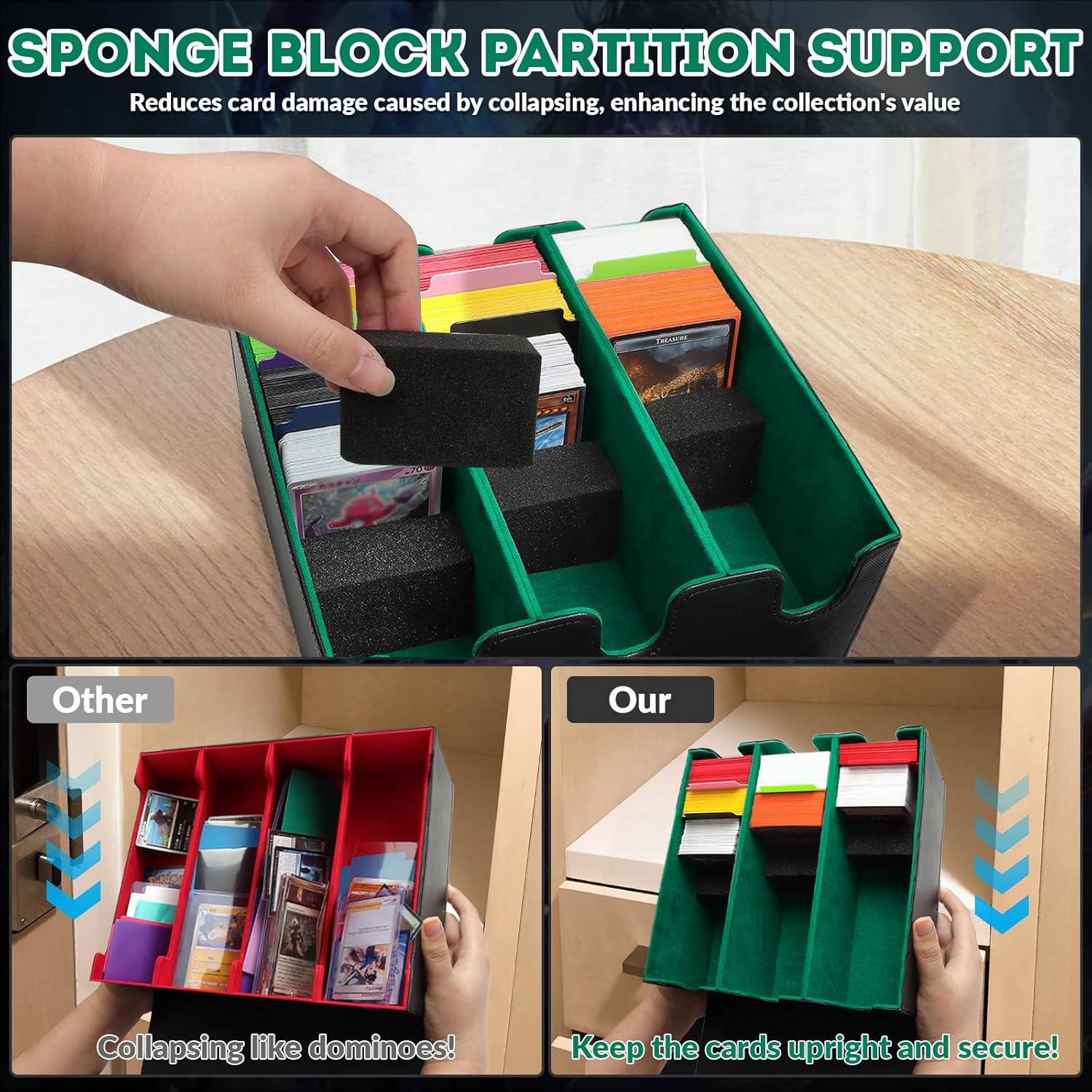 Caja de Almacenamiento de Cartas QLOUNI 2100+ Verde Impermeable