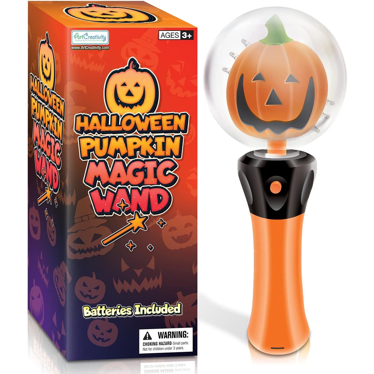 Varita Mágica Iluminada de Calabaza ArtCreativity 19 cm