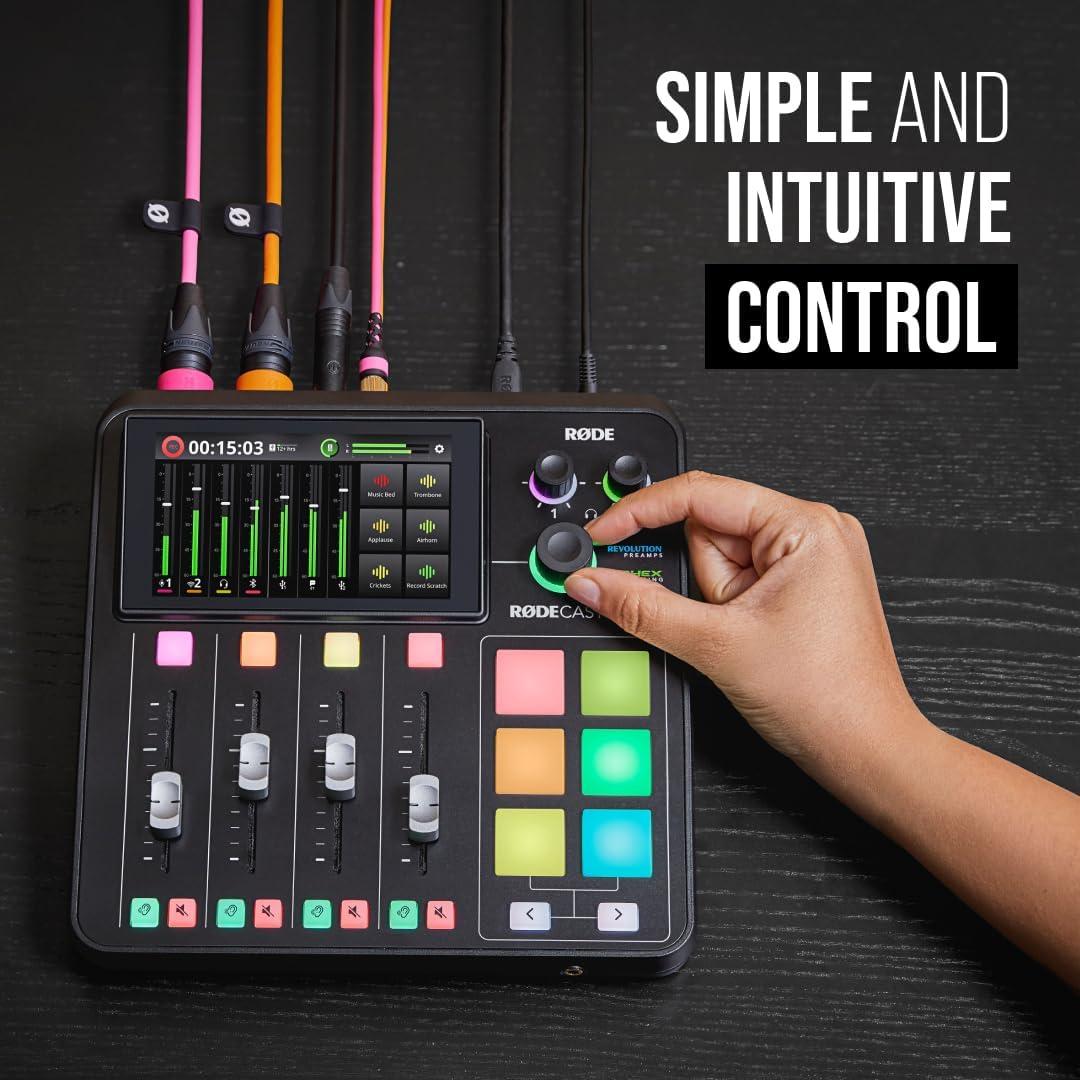 RØDECaster Duo - Estudio de Producción Todo-en-Uno Negro