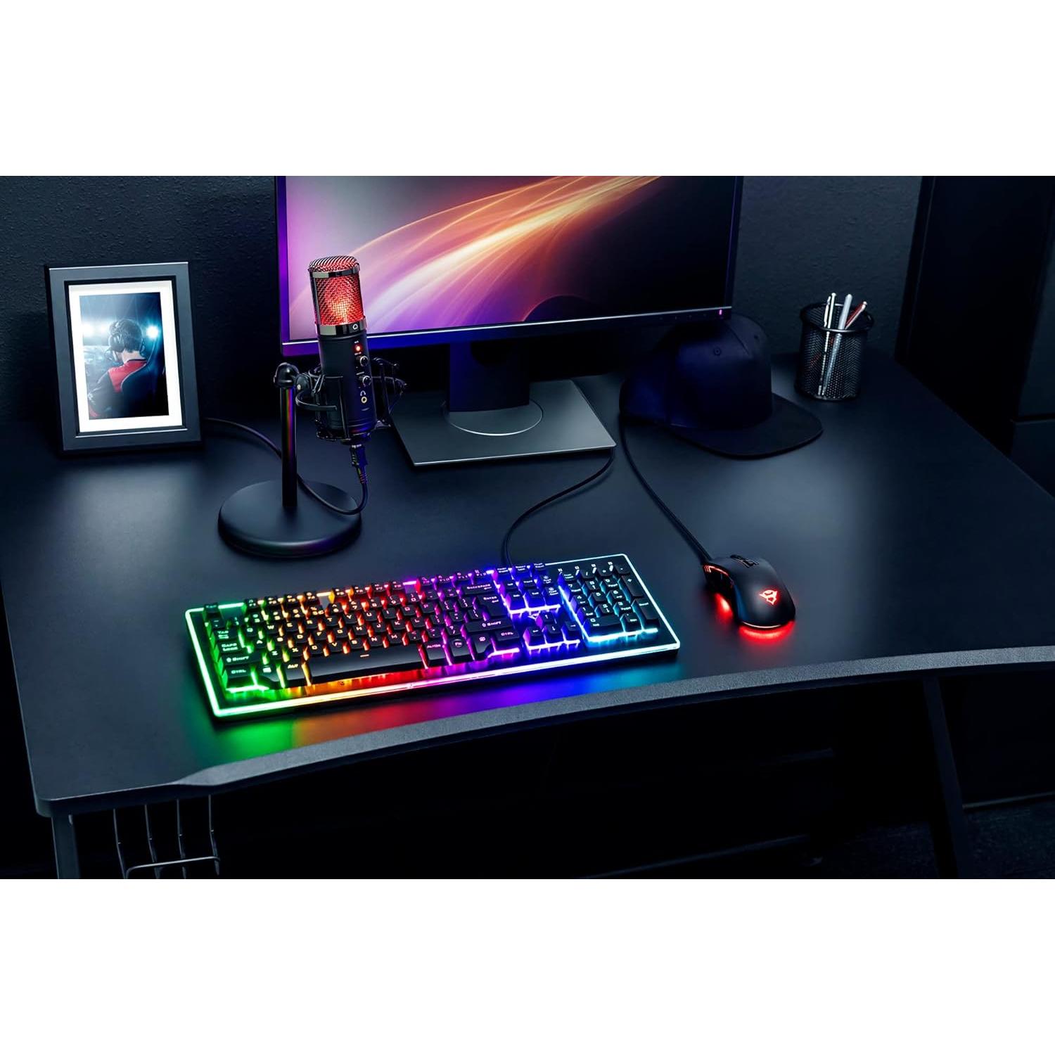 Micrófono USB Trust GXT 256 Exxo para Streaming y Podcasting