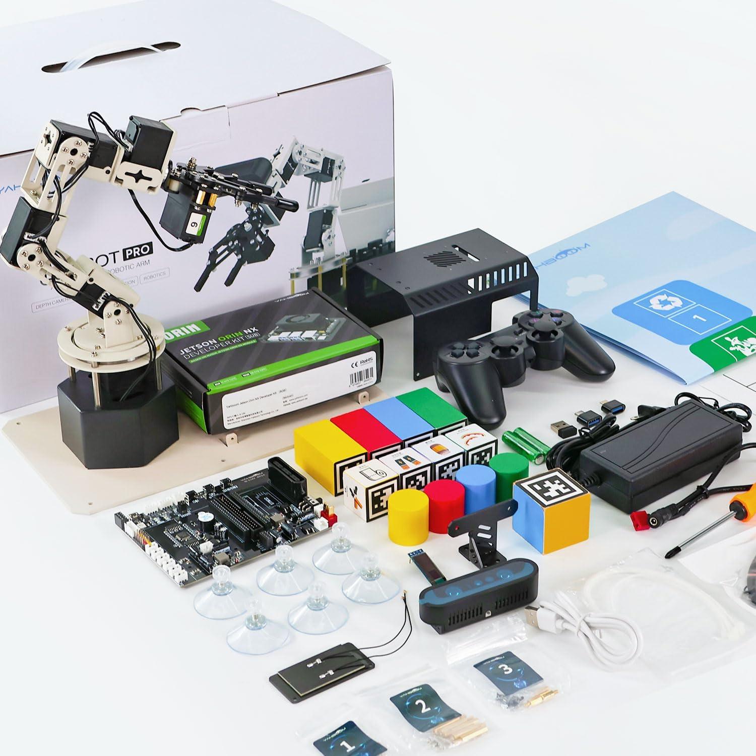 Coche Robot Yahboom DOFBOT PRO con AI y Cámara 3D