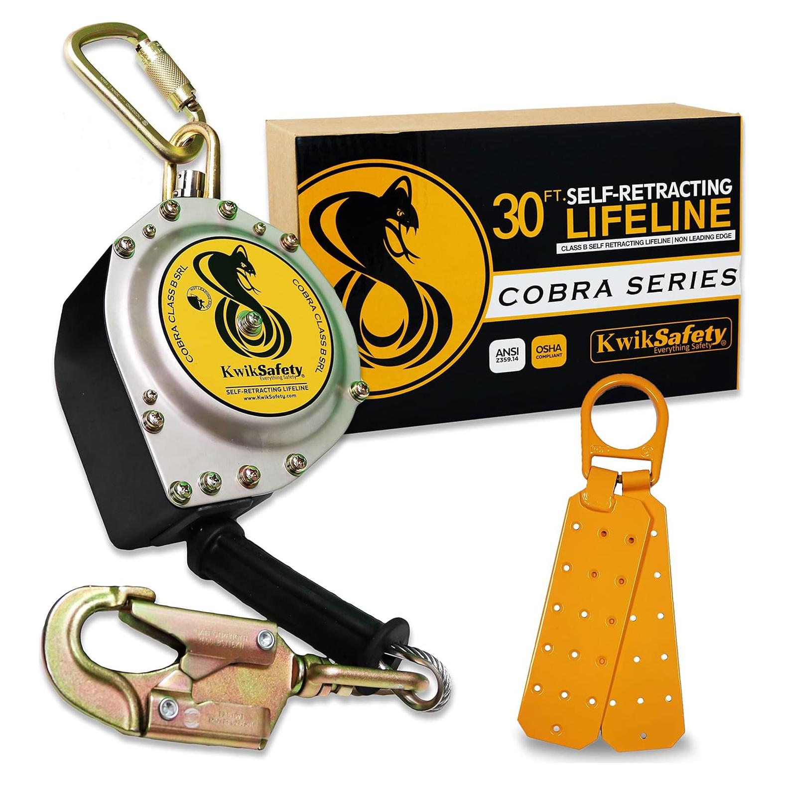 KwikSafety Cobra 9m Combo SRL + Correa 0.9m Seguridad