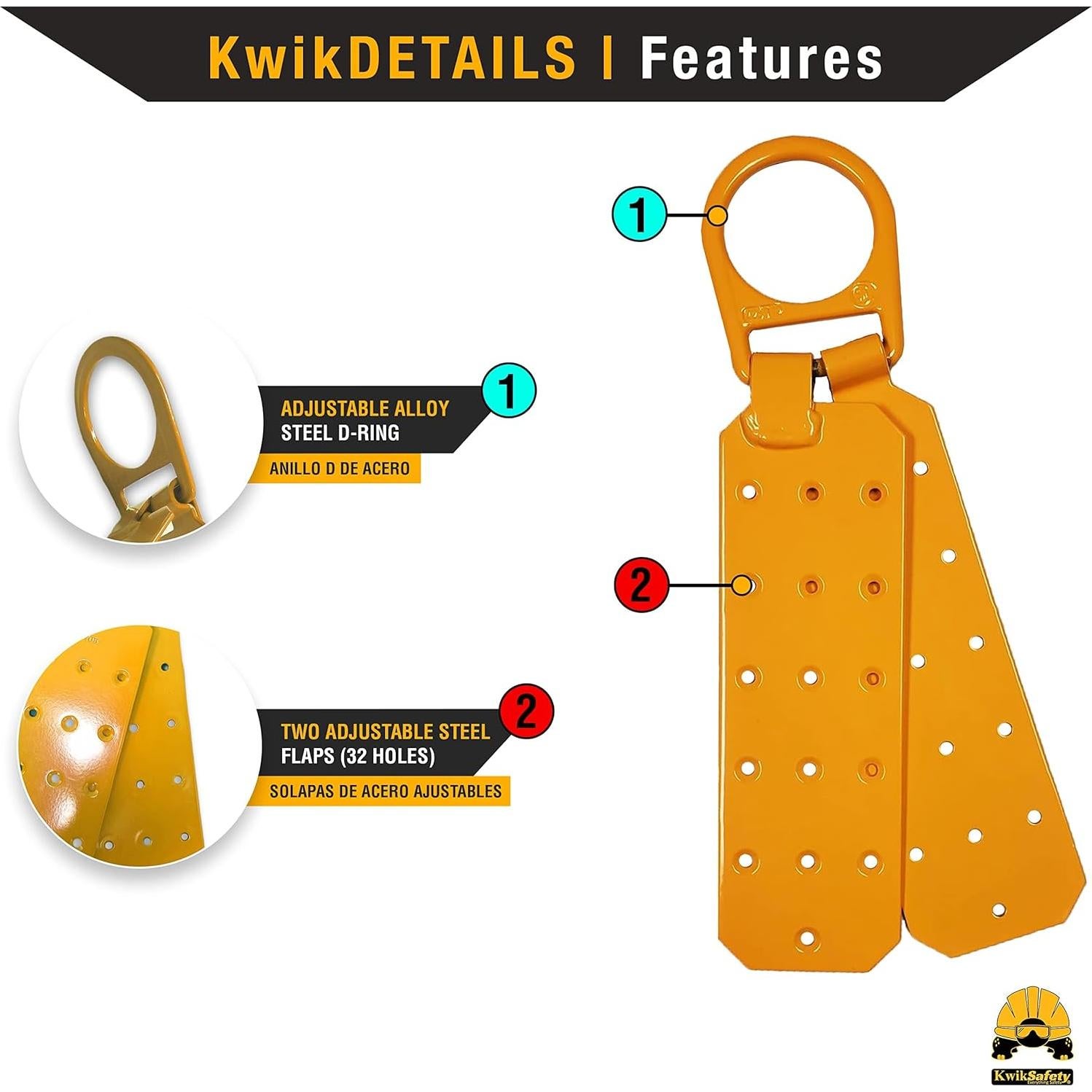 KwikSafety Cobra 9m Combo SRL + Correa 0.9m Seguridad