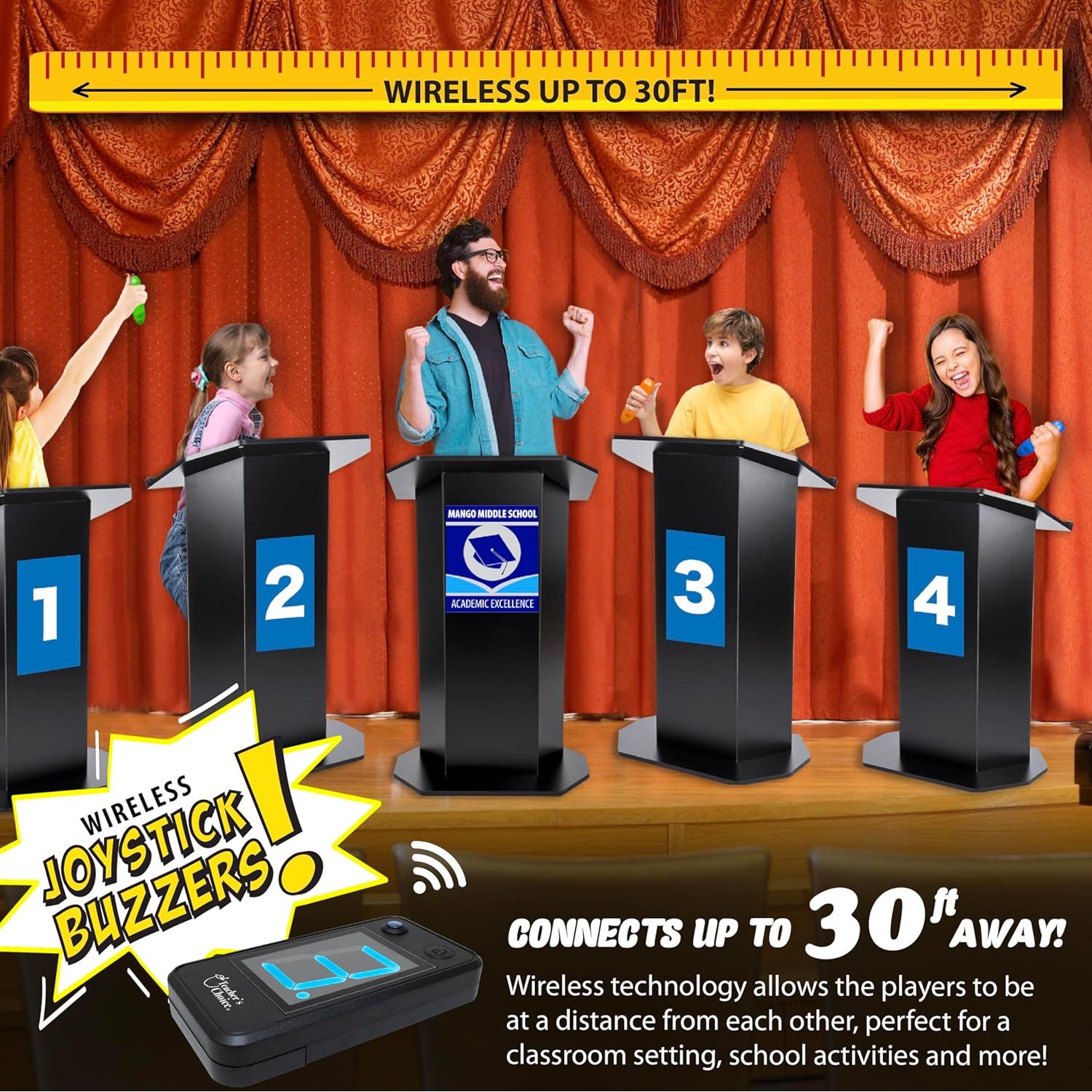 Sistema de timbre inalámbrico Teacher's Choice para 4 jugadores