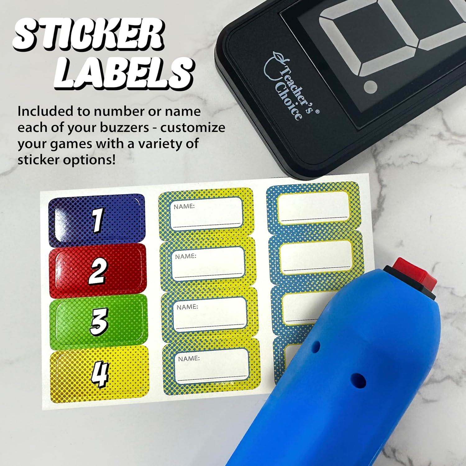 Sistema de timbre inalámbrico Teacher's Choice para 4 jugadores