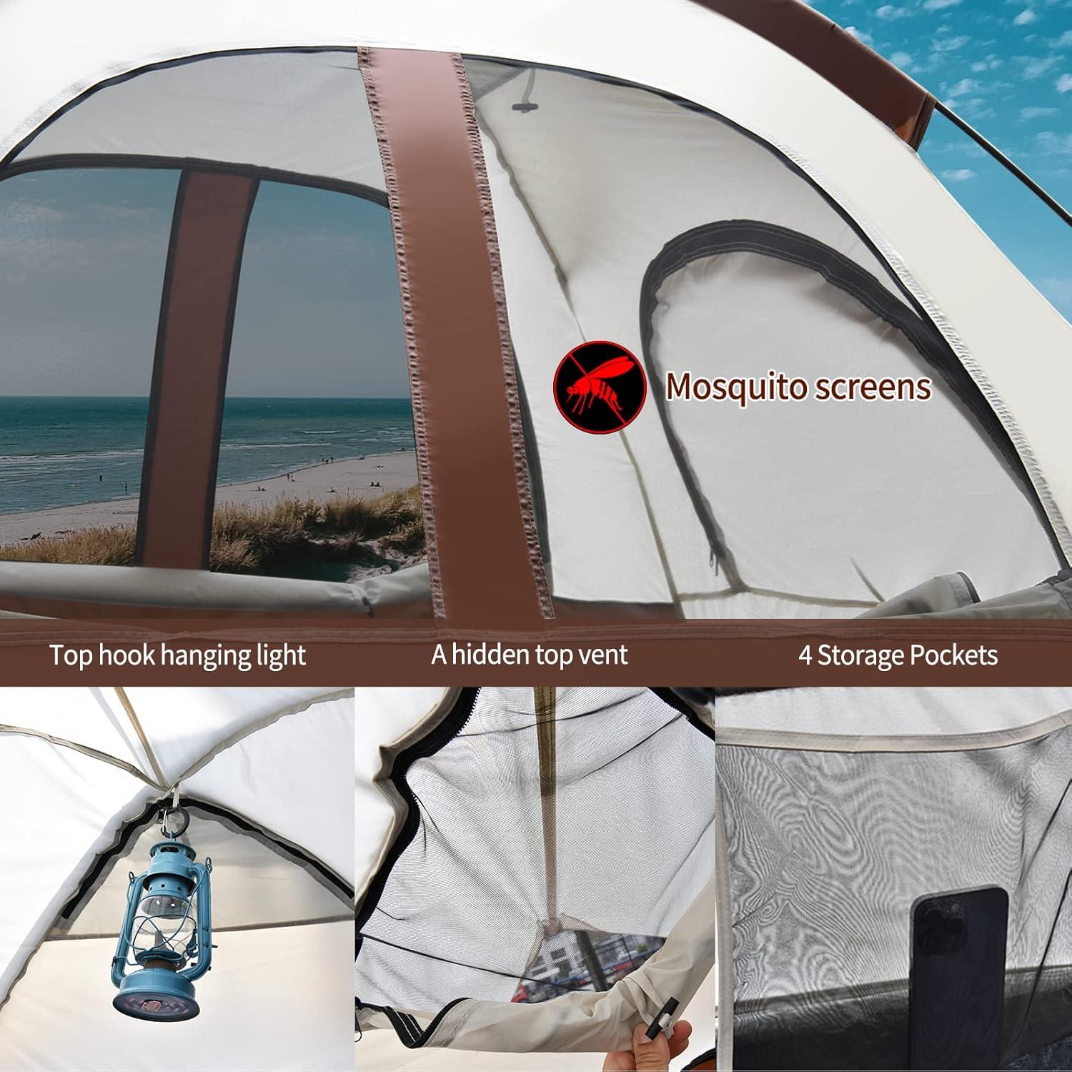 Tienda para Camioneta Tecoom 5.5-5.8ft Impermeable Doble Capa