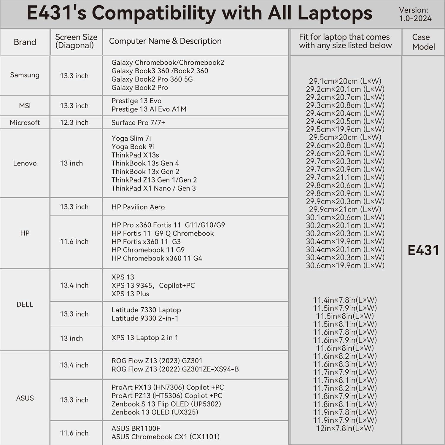 Funda para portátil 11.6" Smatree E431 para ASUS BR1100F/CX1