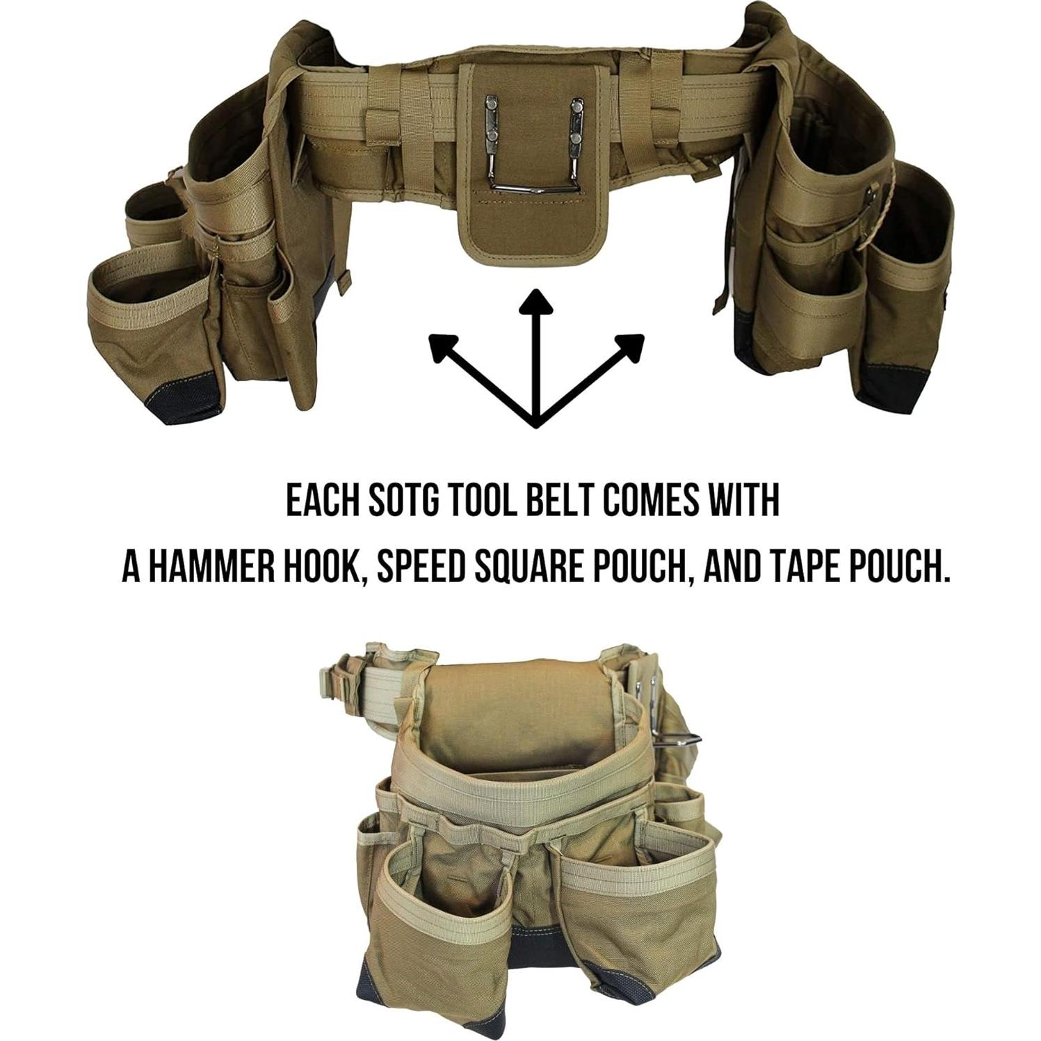 Cinturón Táctico Spec Ops SF-18C con Bolsillos Grandes