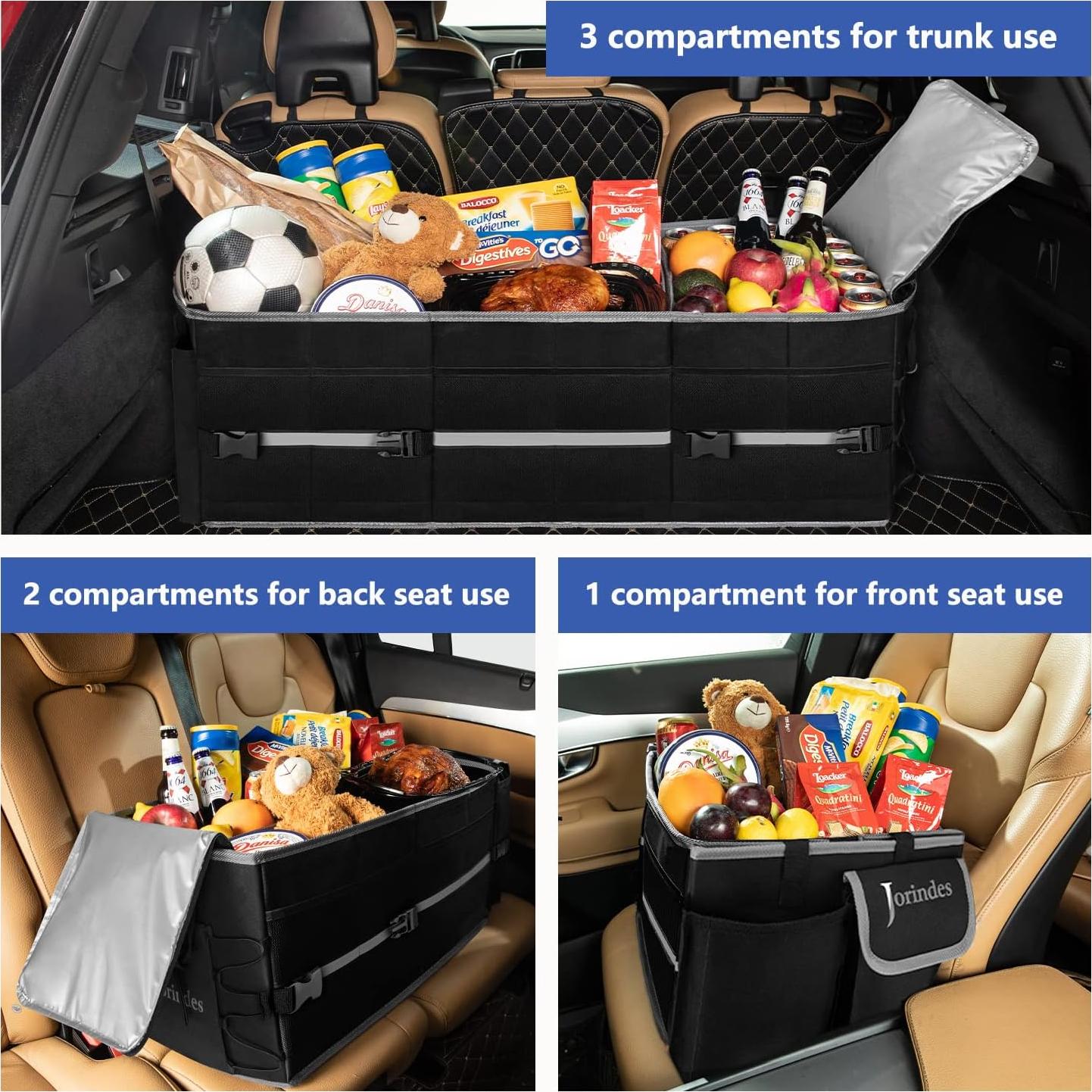 Organizador de Maletero Jorindes con Bolsa Térmica Aislada 2.64 kg