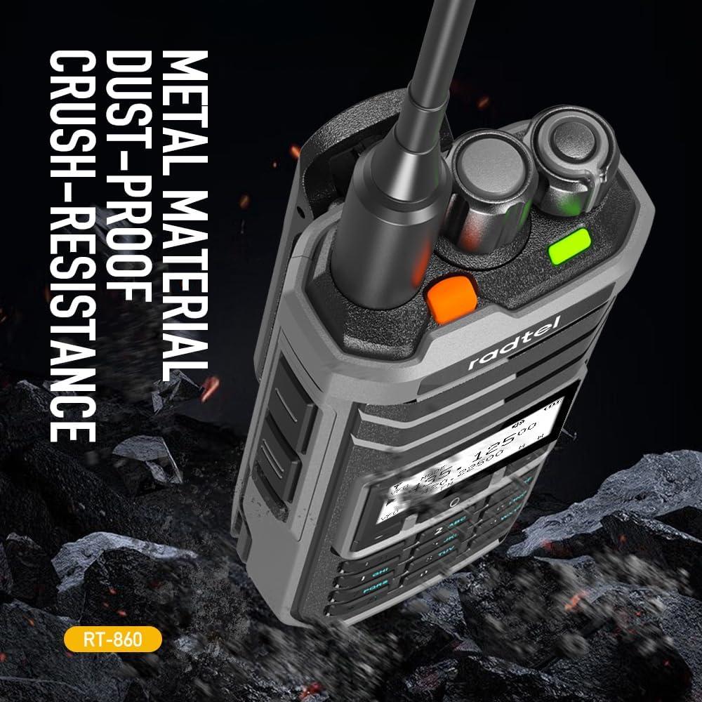 Radio Radtel RT-860 Doble Banda HF UHF VHF 1024 Canales