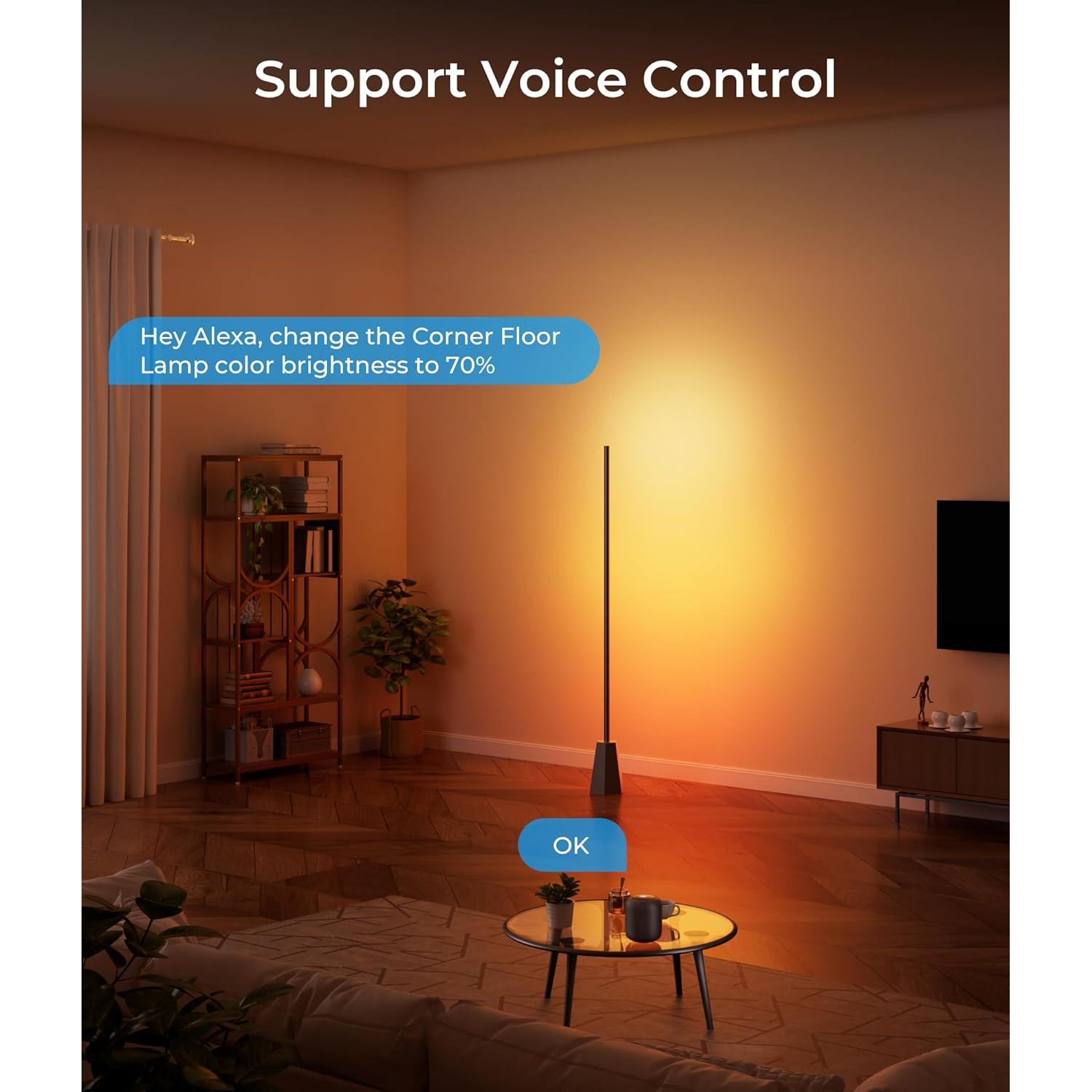 Lámpara de Pie LED DeckTok RGB Inteligente 2700-6500K