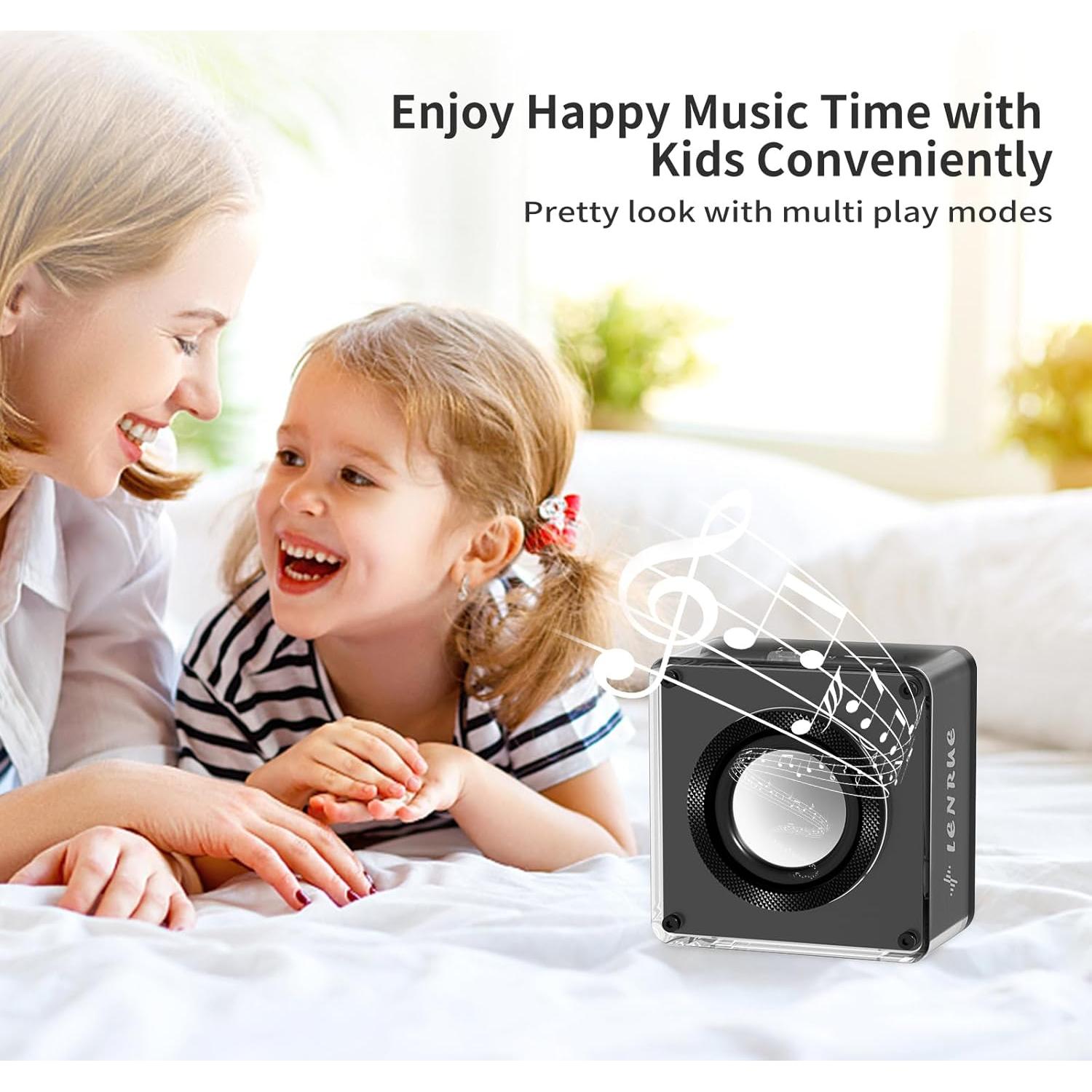 Altavoz Bluetooth LENRUE A01 Mini 5W Inalámbrico Negro