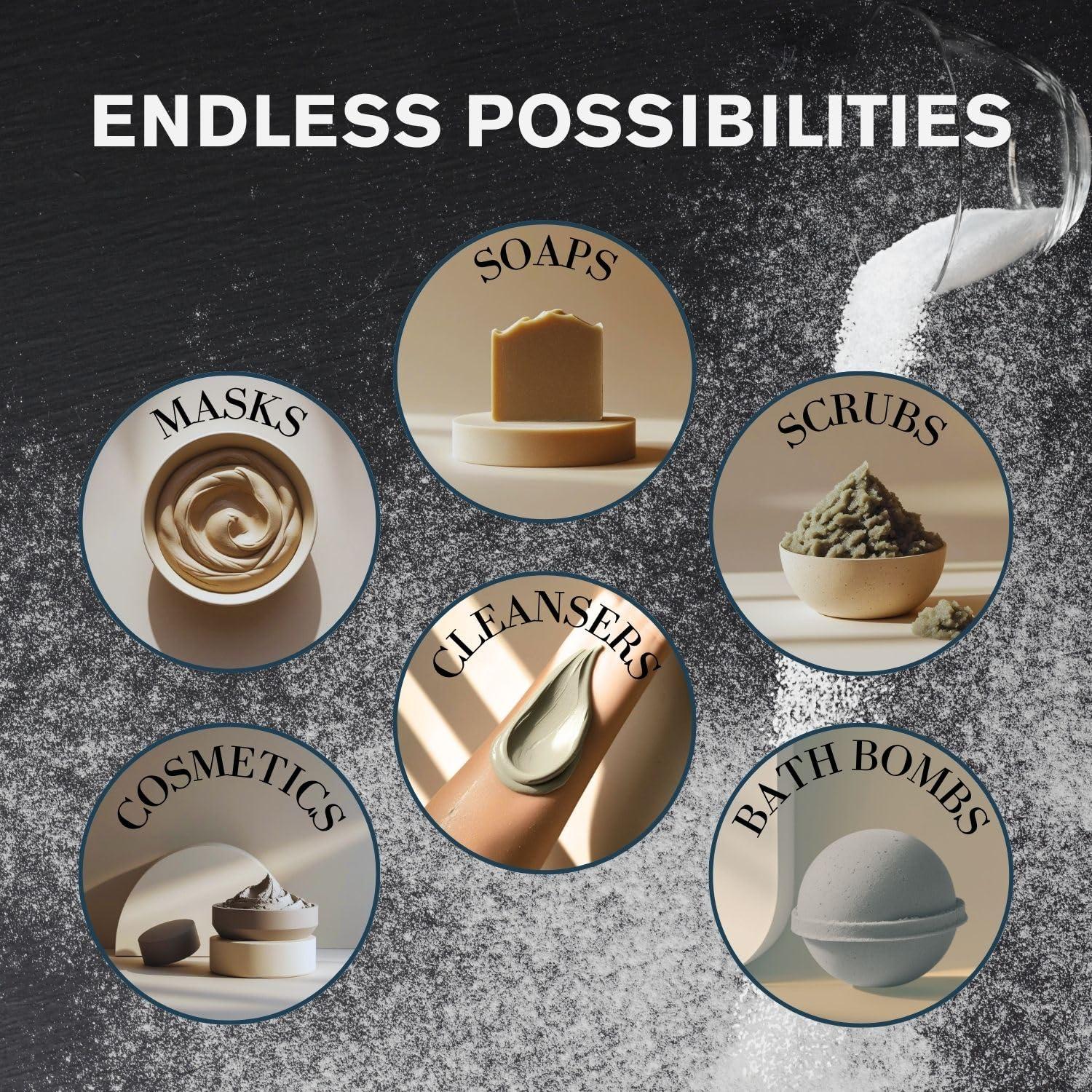 Pómez Cosmético Natural ClearLee - 226.8g Grano Fino Exfoliante