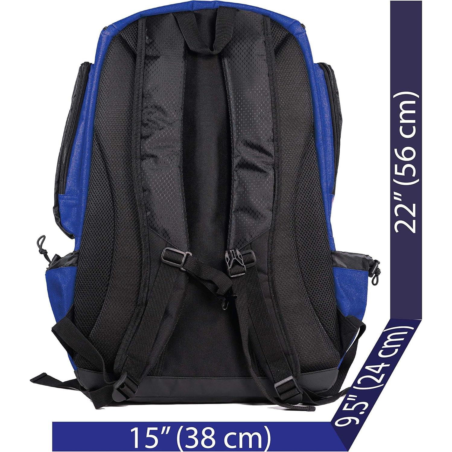 Mochila de Natación Athletico Azul 35.64L Compartimentos