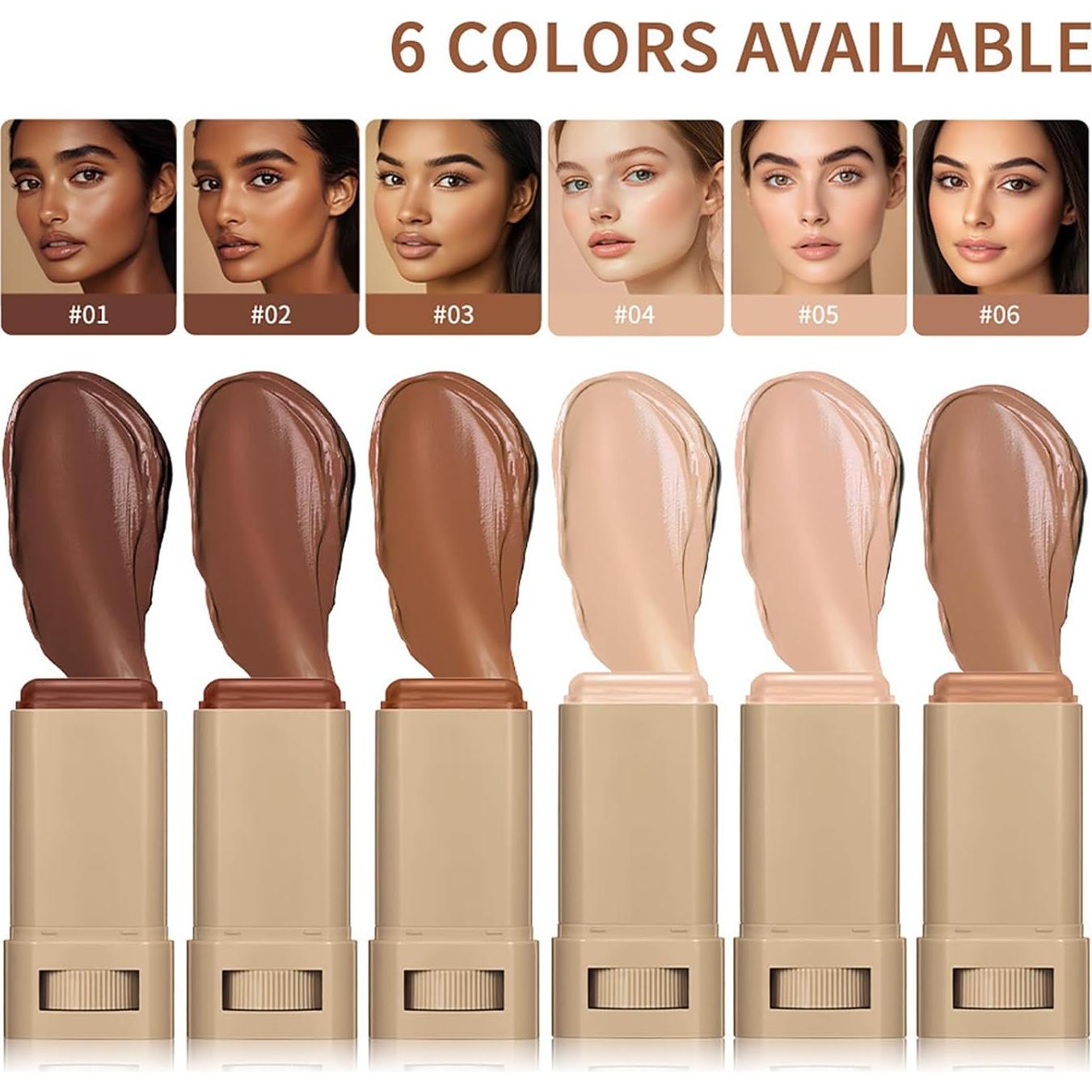 Barra de Tinte para Piel Skween Beauty 1# - Hidratación y Larga Duración