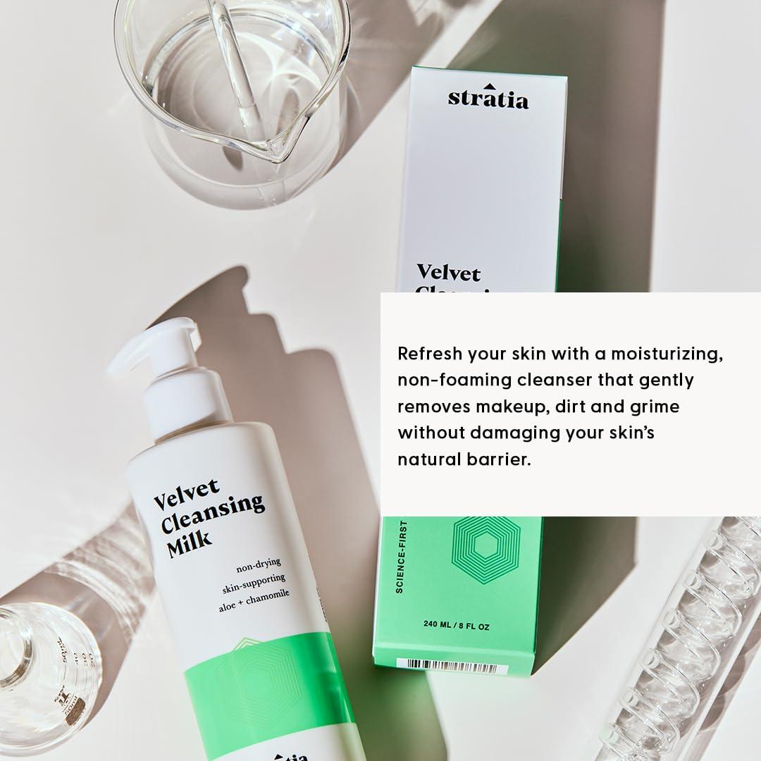 Leche Limpiadora Facial Stratia 118 ml - Hidratante Sin Espuma