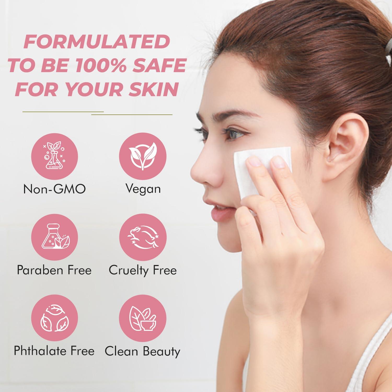 Toallitas Faciales de Colágeno Klar & Co - Hidratantes 95% Naturales