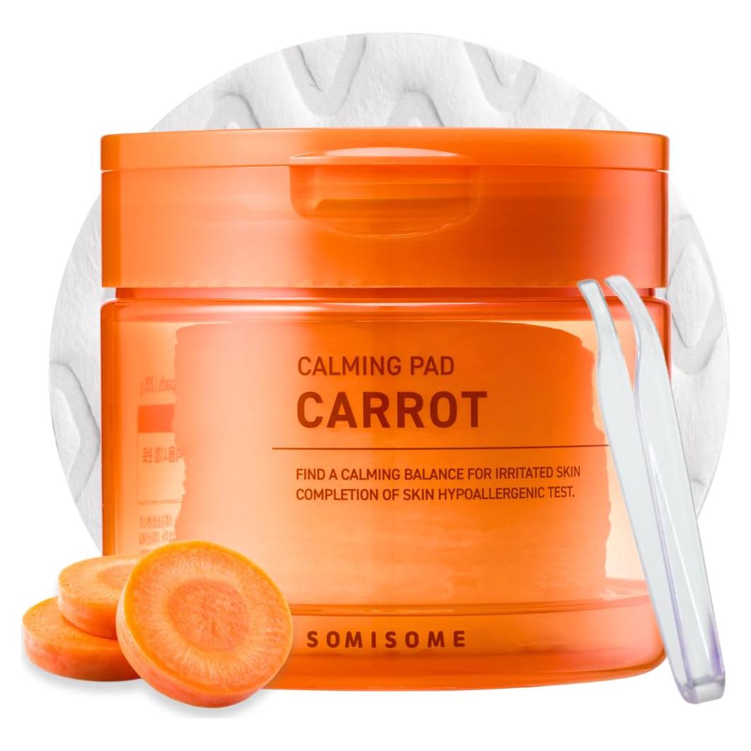 Discos de Tónico Calmante de Zanahoria Eco Glow - 40 Unidades