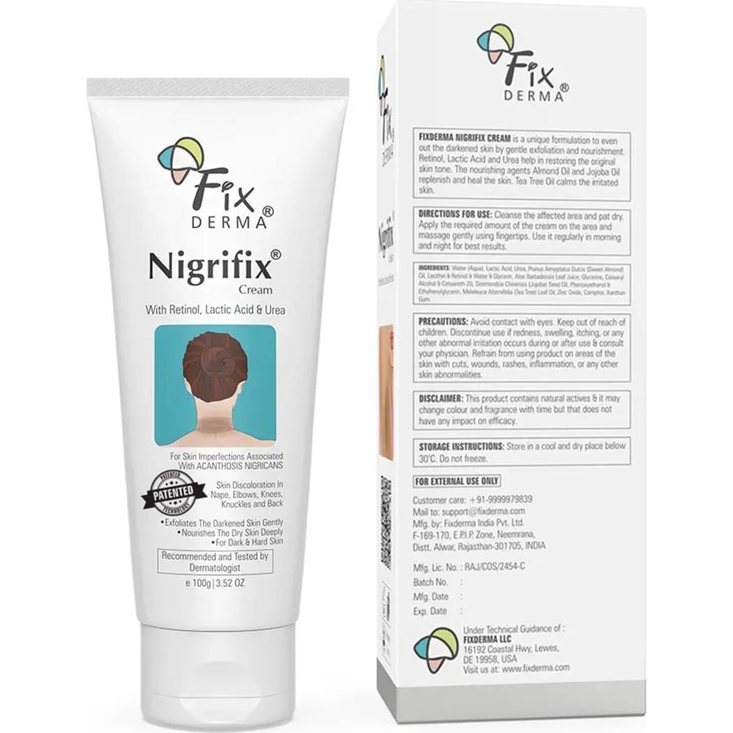 Crema Nigrifix Fixderma 100 ml para Acantosis Nigricans
