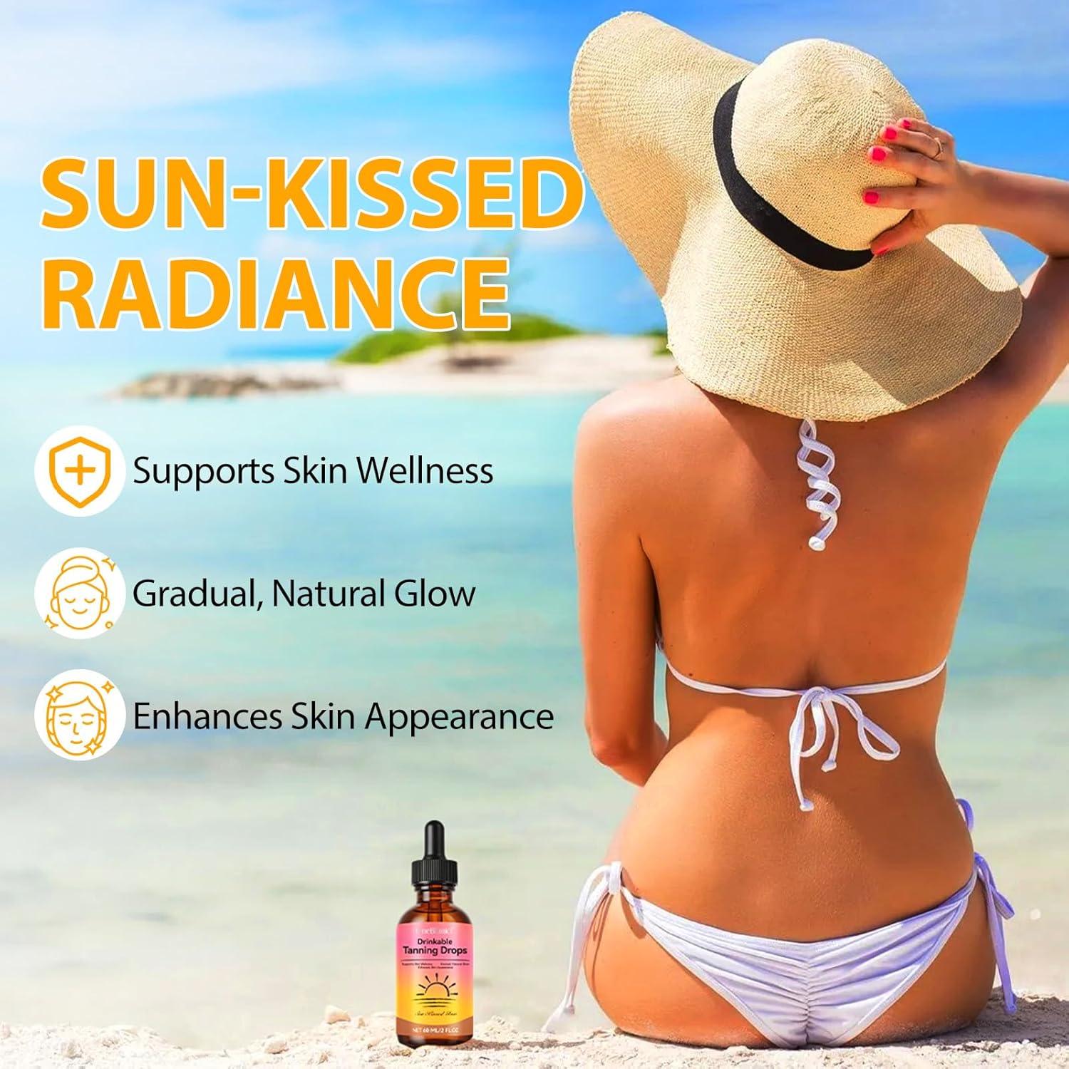 Gotas de bronceado sin sol SHANWU 60ml - Hidratación natural