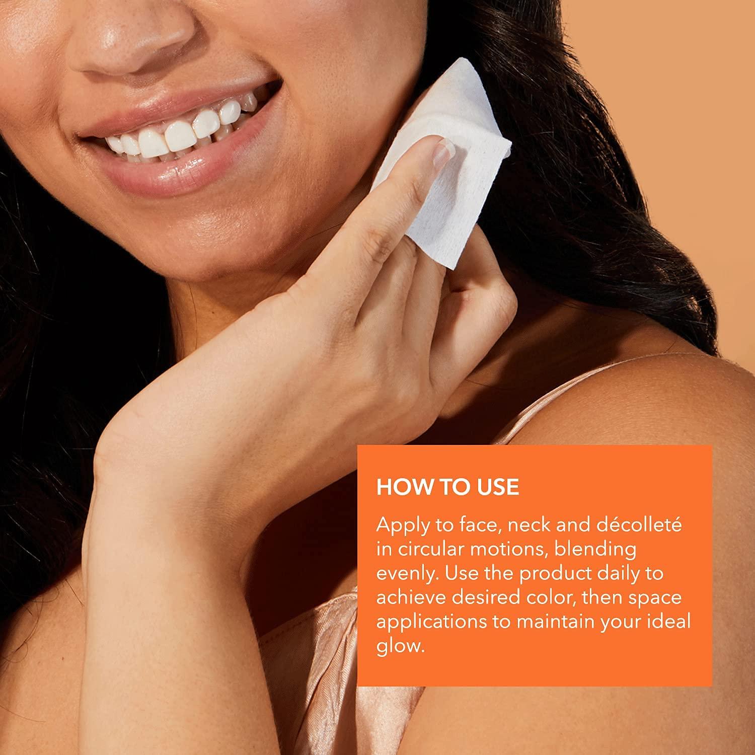 Toallitas Auto-bronceadoras Dr Dennis Gross 20 Unidades Brillo Intenso