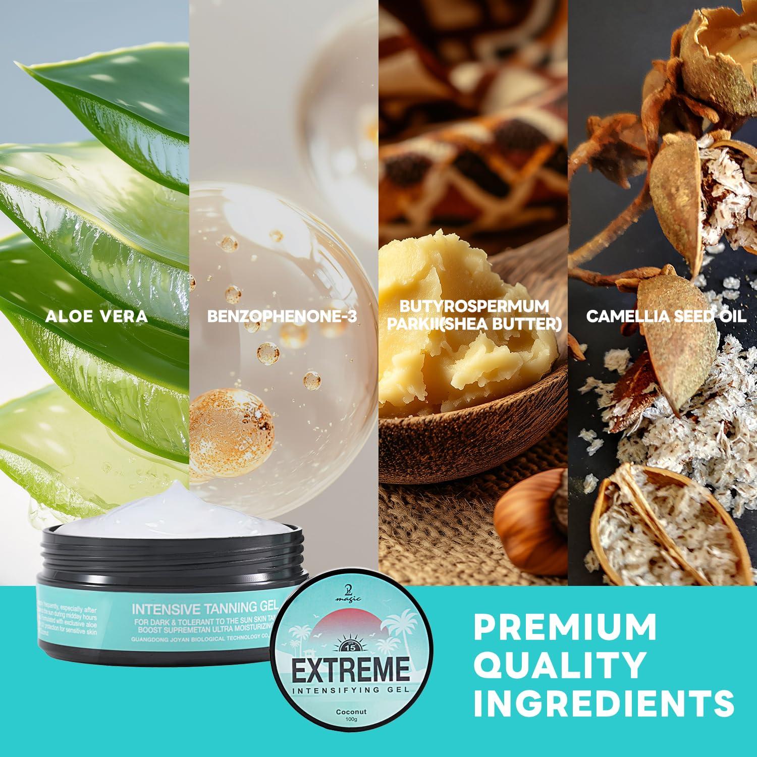 Gel Bronceador Intensivo 2Bmagic Coco 159g - Acelerador UV