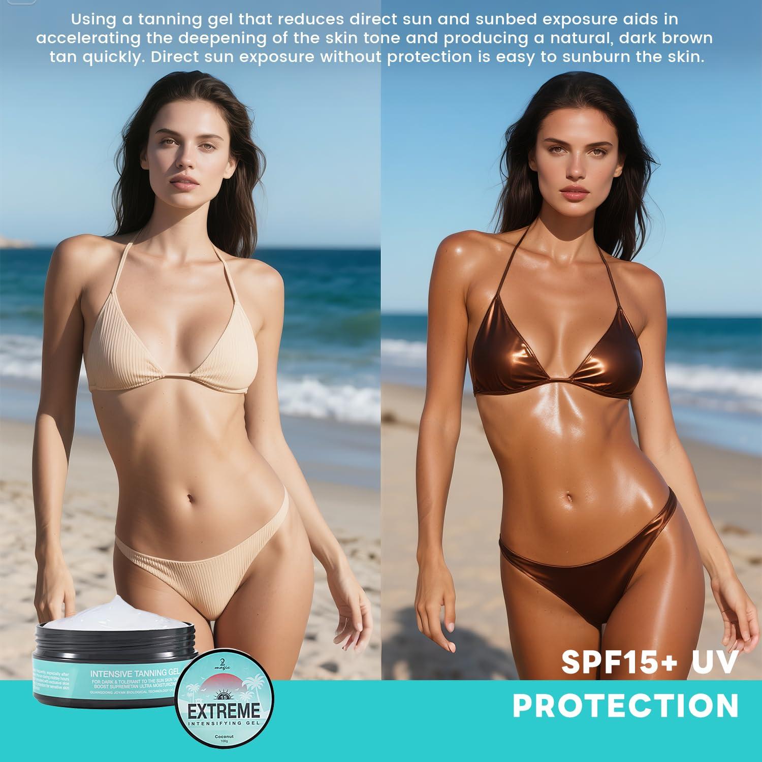 Gel Bronceador Intensivo 2Bmagic Coco 159g - Acelerador UV