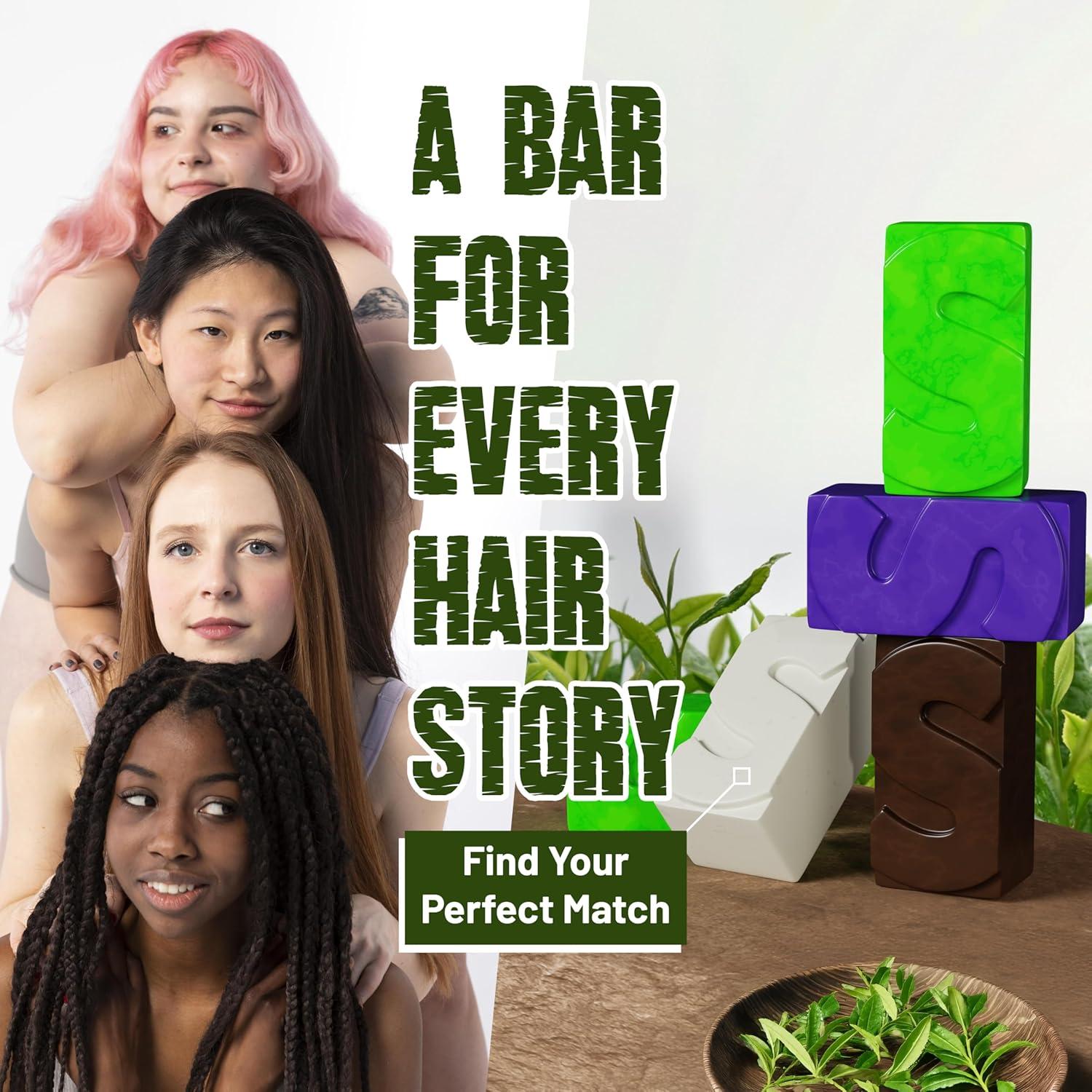 Champú Sólido Herbishh Tea Tree & Mint 100g - Cabello Graso