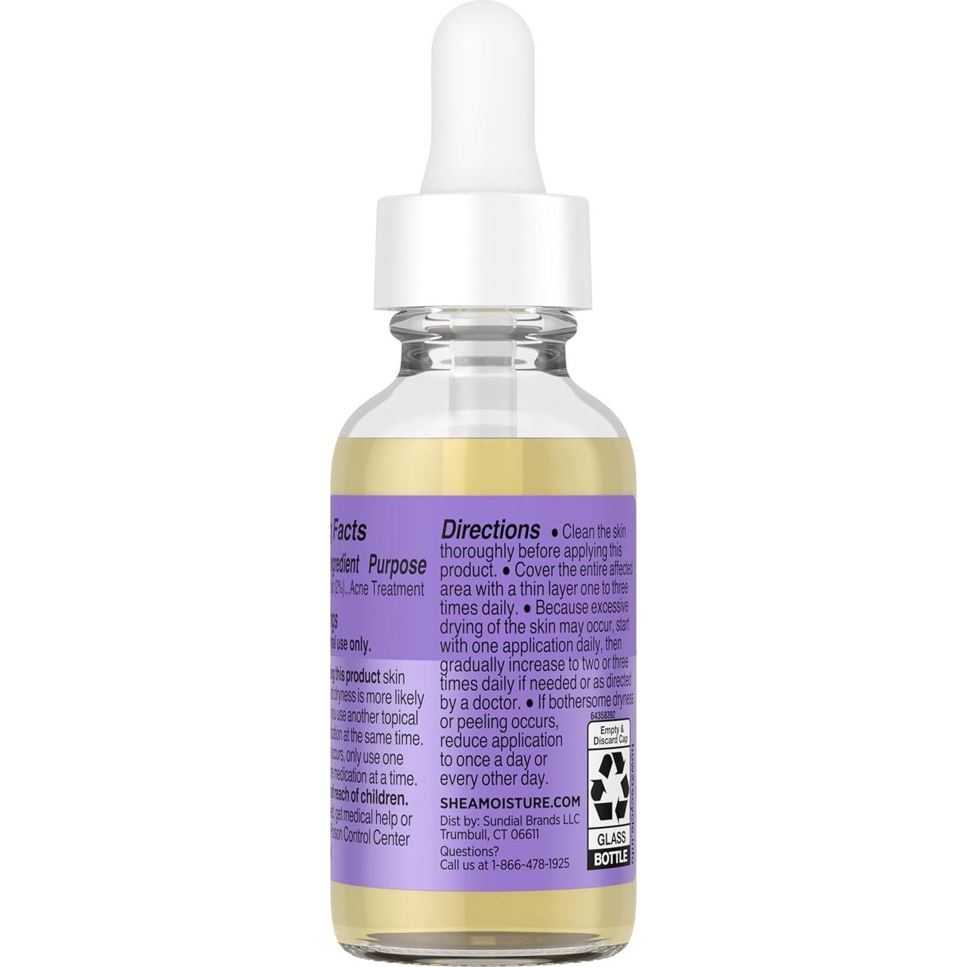 Suero Tratamiento para Acné SheaMoisture 29.57 ml 4 en 1