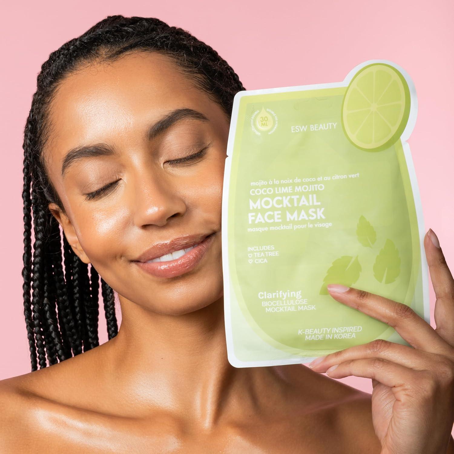 Máscara Facial Aclaradora ESW Beauty Coco Lima Mojito 31g