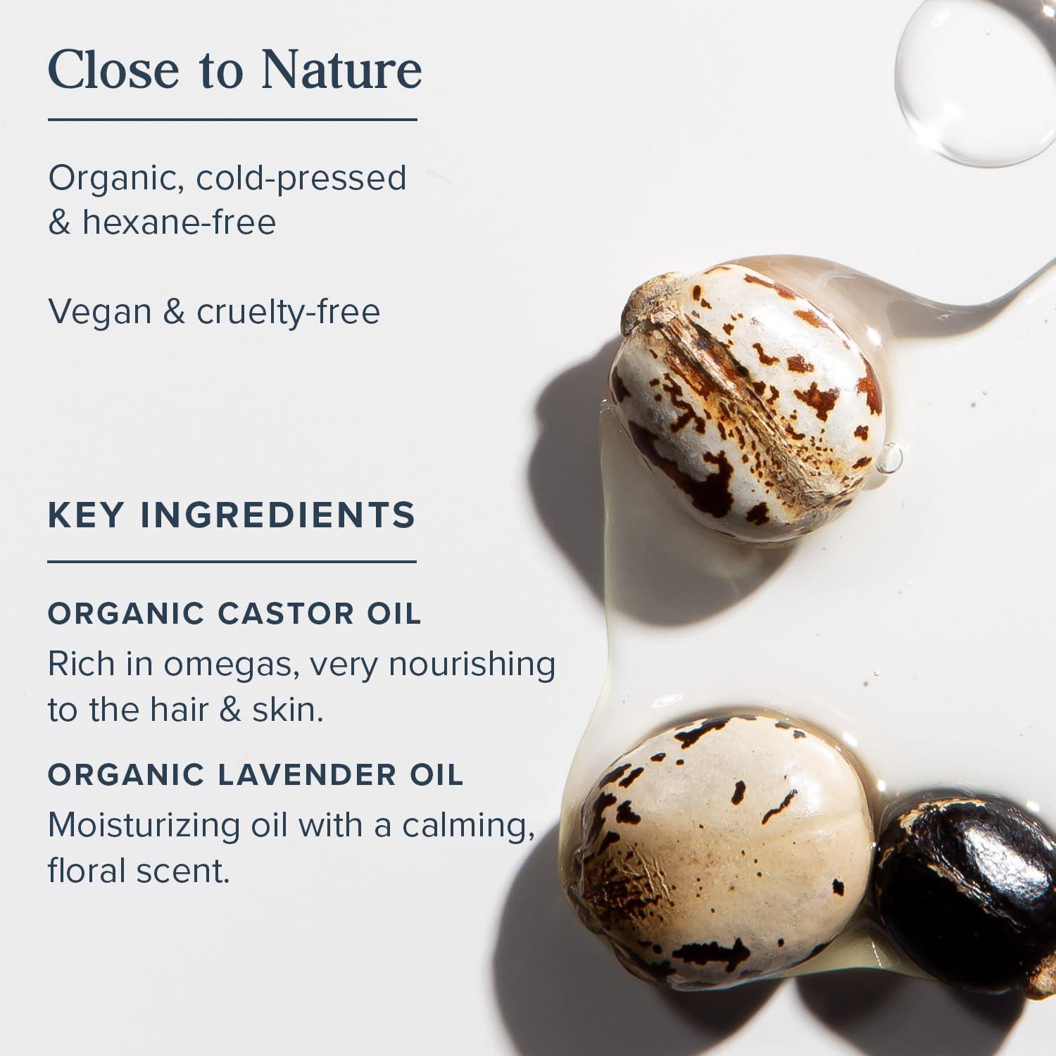 Aceite de Ricino Orgánico Heritage Store con Lavanda 236.6 ml