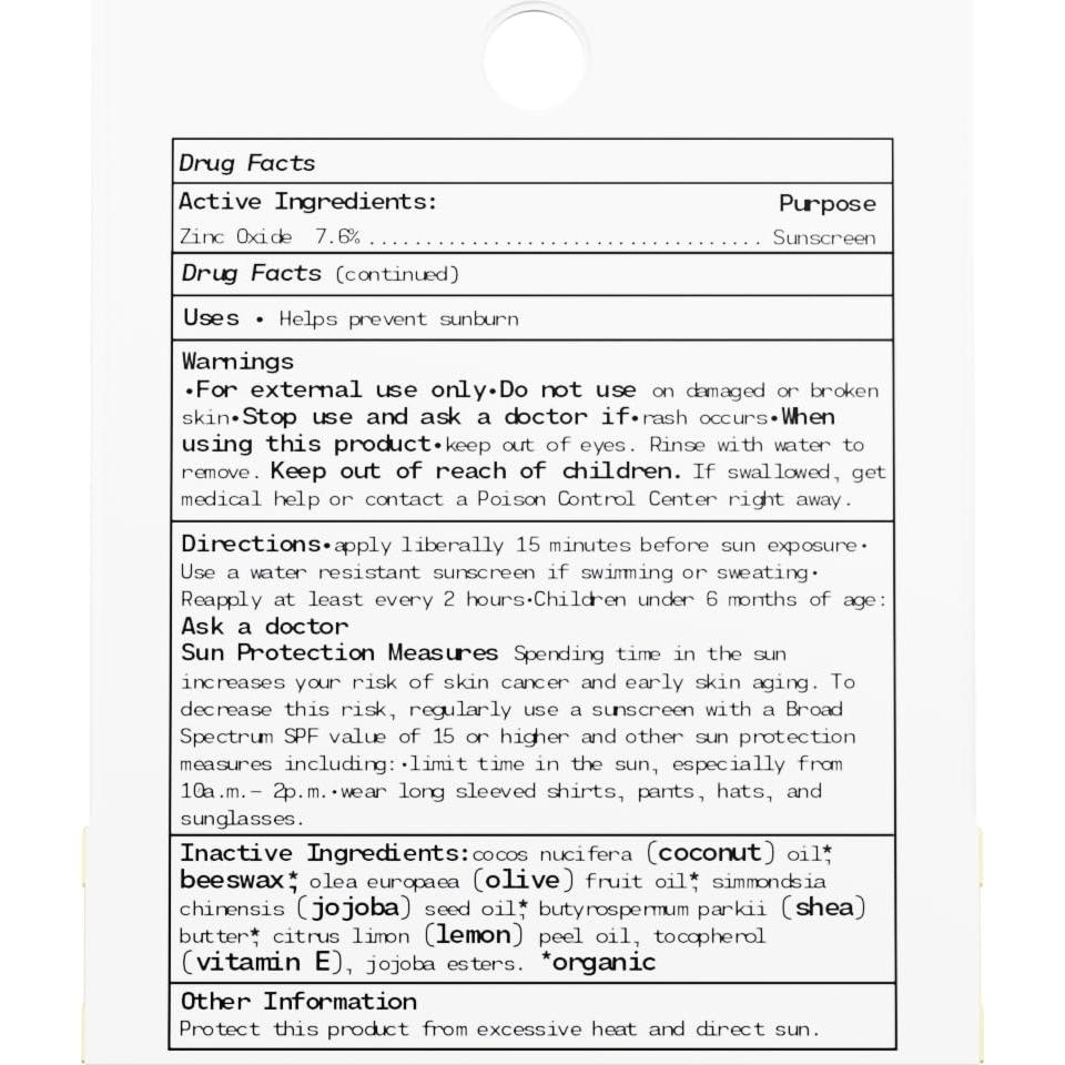 Bálsamo Labial Kind Lips SPF 15 - Protección Solar Mineral