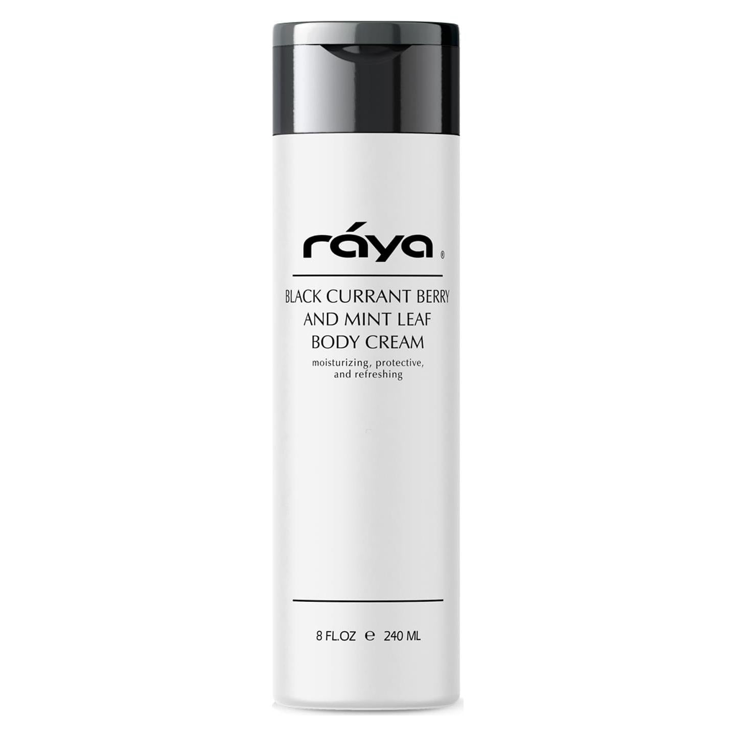 Crema Corporal Natural Raya 236 ml Grosella Negra y Menta