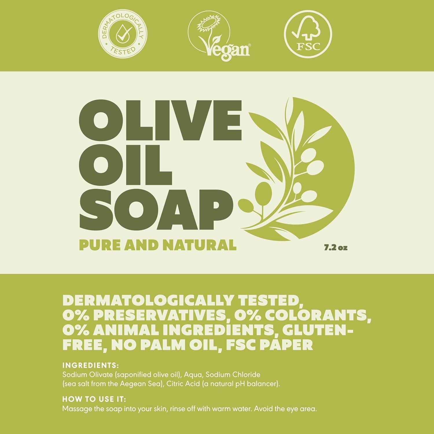 Jabón de Aceite de Oliva Skin Said Yes - Set de 4 Barras 204g