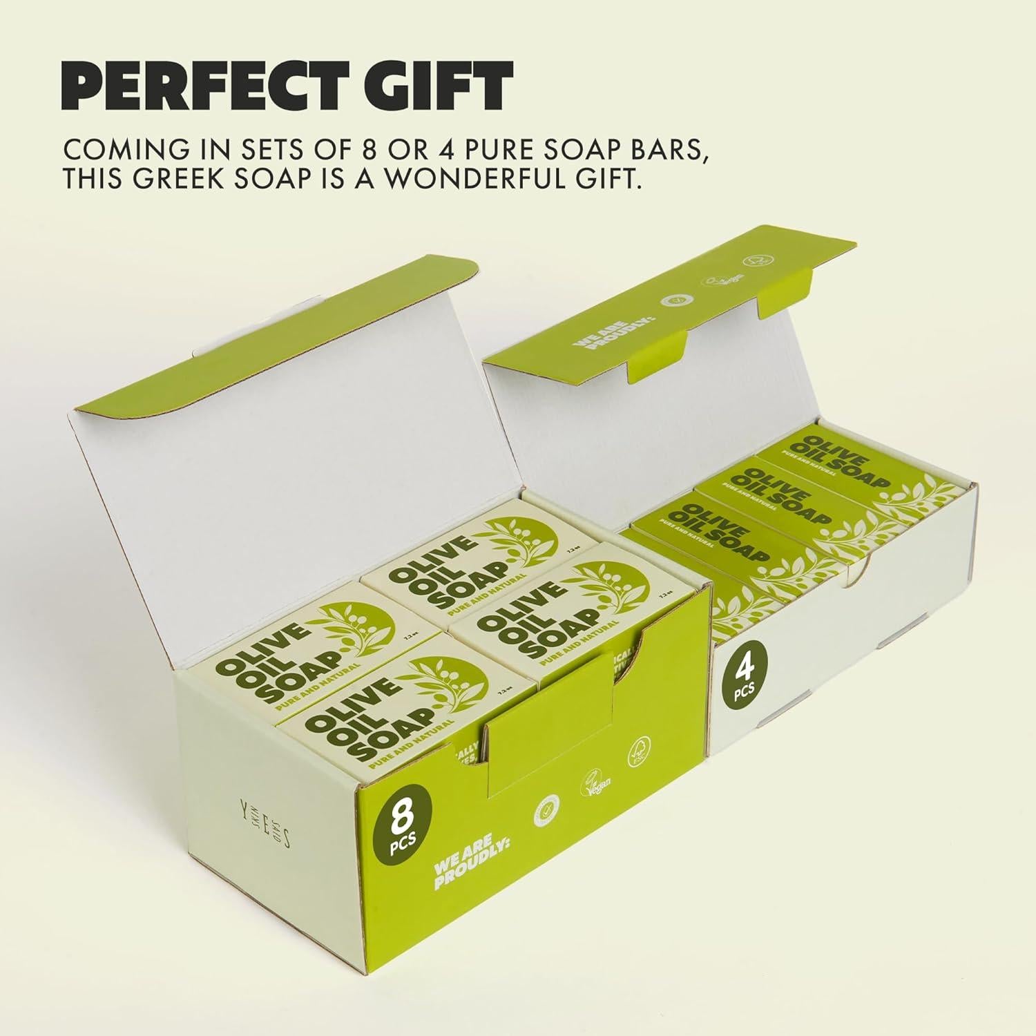 Jabón de Aceite de Oliva Skin Said Yes - Set de 4 Barras 204g