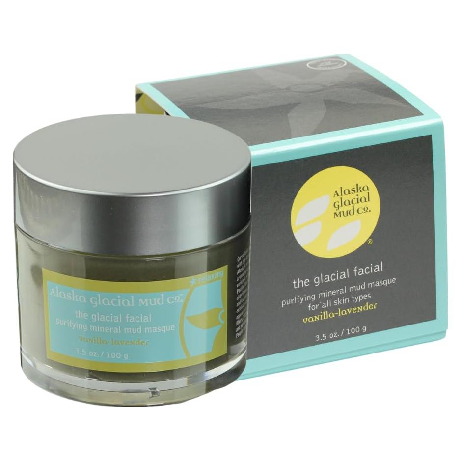 Mascarilla Facial Purificante Alaska Glacial 99.22g - Vainilla y Lavanda