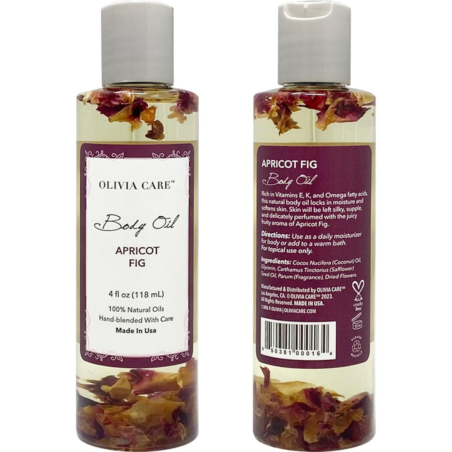 Aceite Corporal Olivia Care Higo de Albaricoque 113g Natural