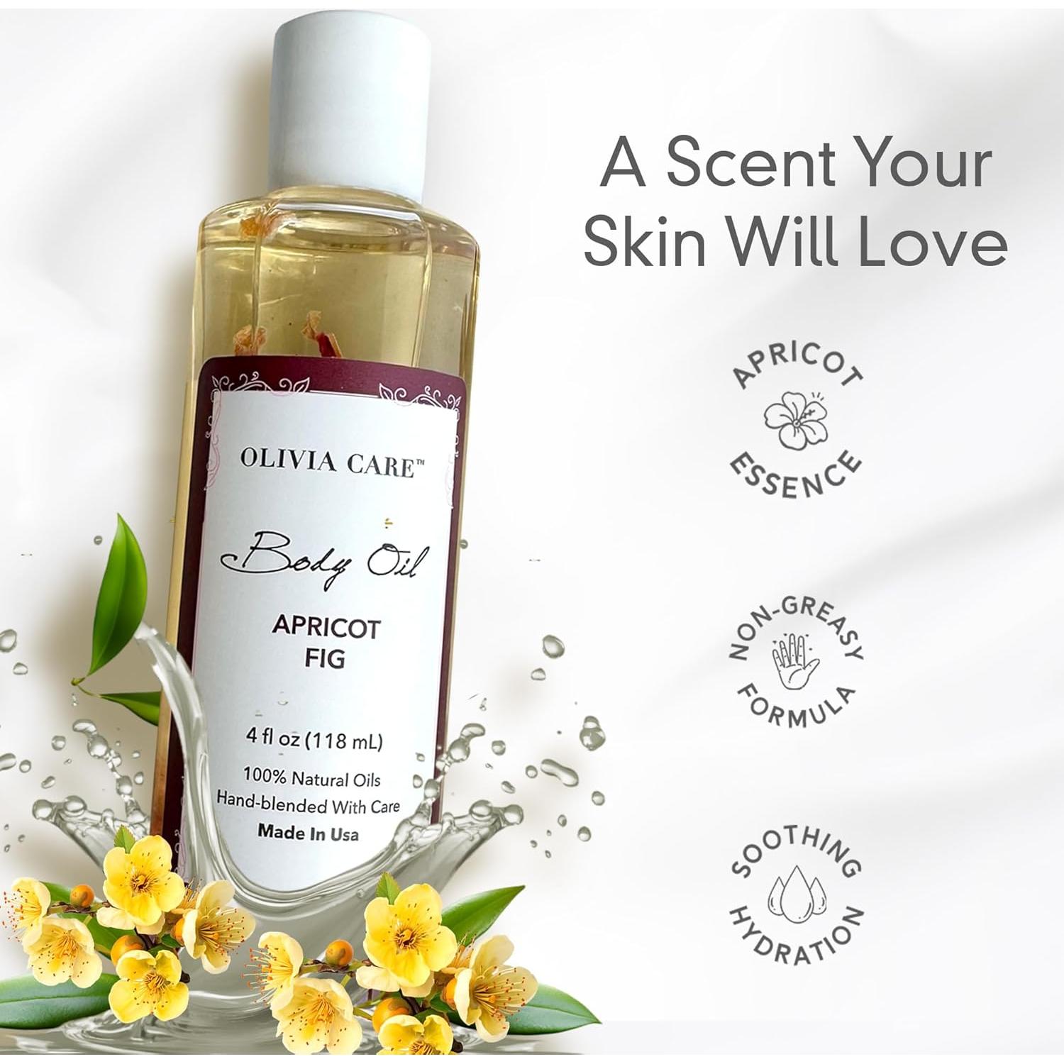 Aceite Corporal Olivia Care Higo de Albaricoque 113g Natural