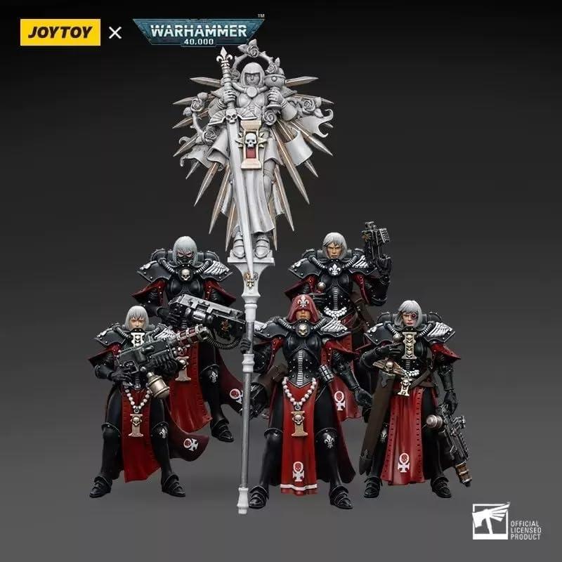 Figuras de Acción JOYTOY 1/18 Warhammer 40,000 Adepta Sororitas 5PCS