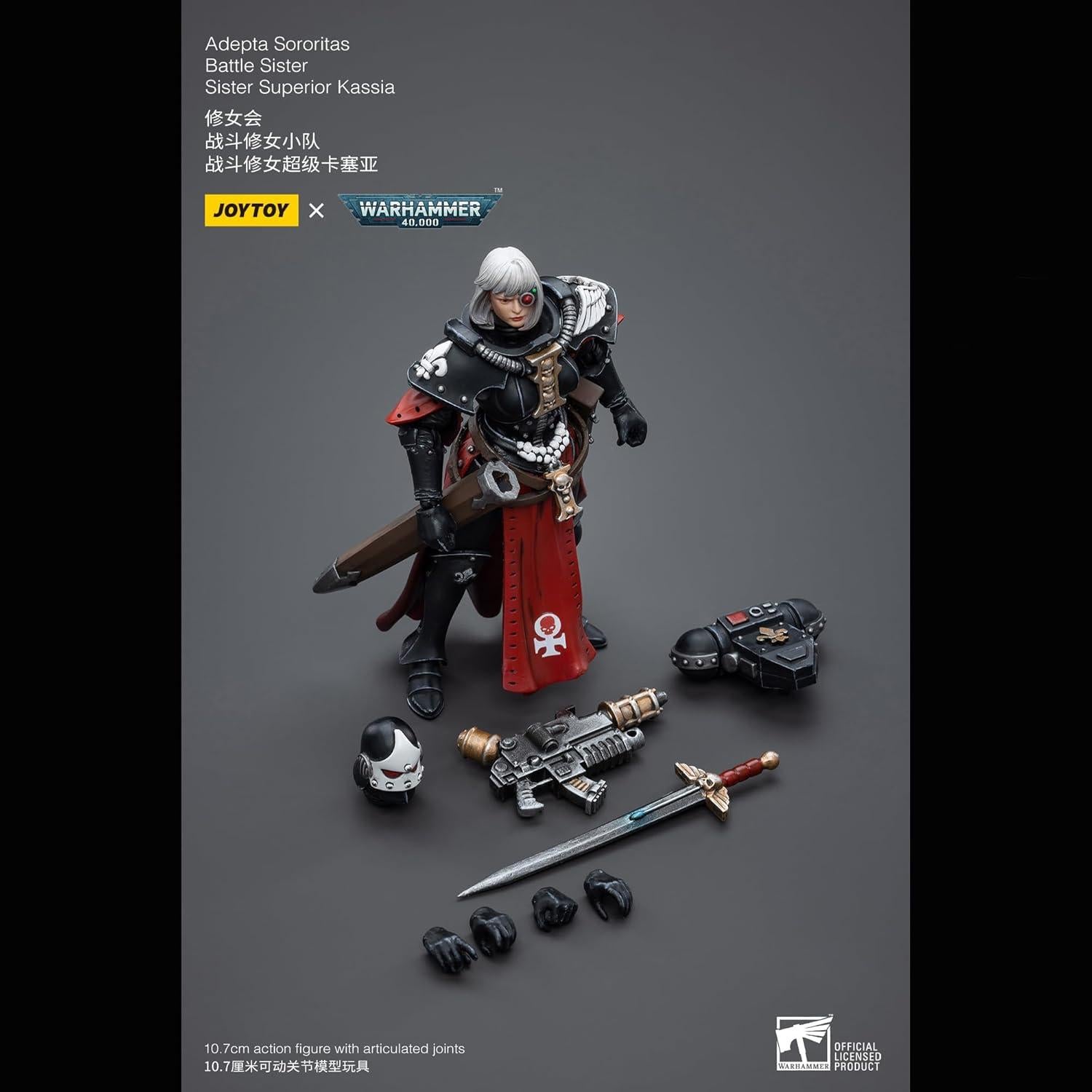 Figuras de Acción JOYTOY 1/18 Warhammer 40,000 Adepta Sororitas 5PCS