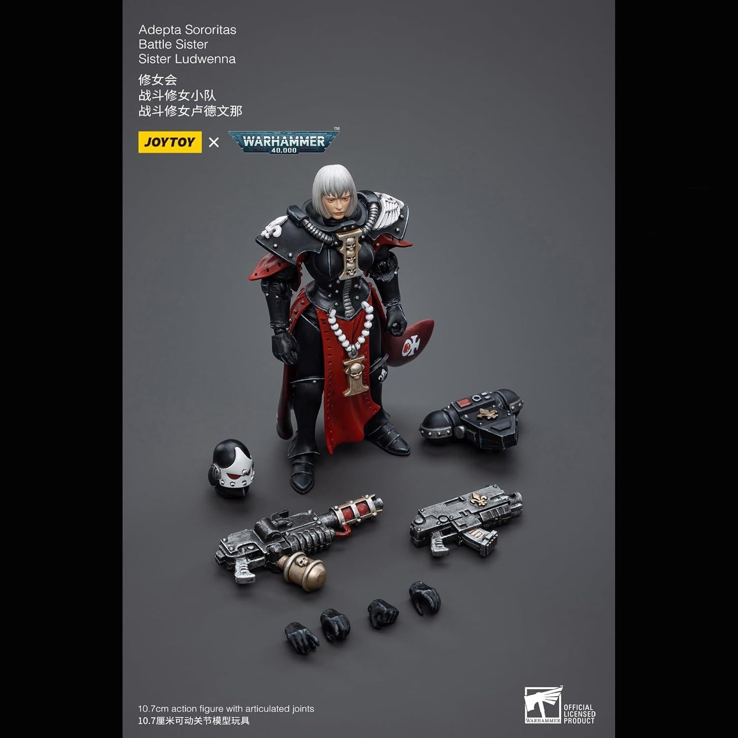 Figuras de Acción JOYTOY 1/18 Warhammer 40,000 Adepta Sororitas 5PCS